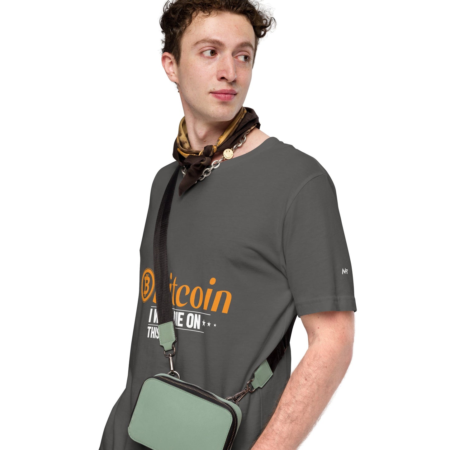 Bitcoin, I will Die on this Hill Unisex t-shirt by DarkByteGear
