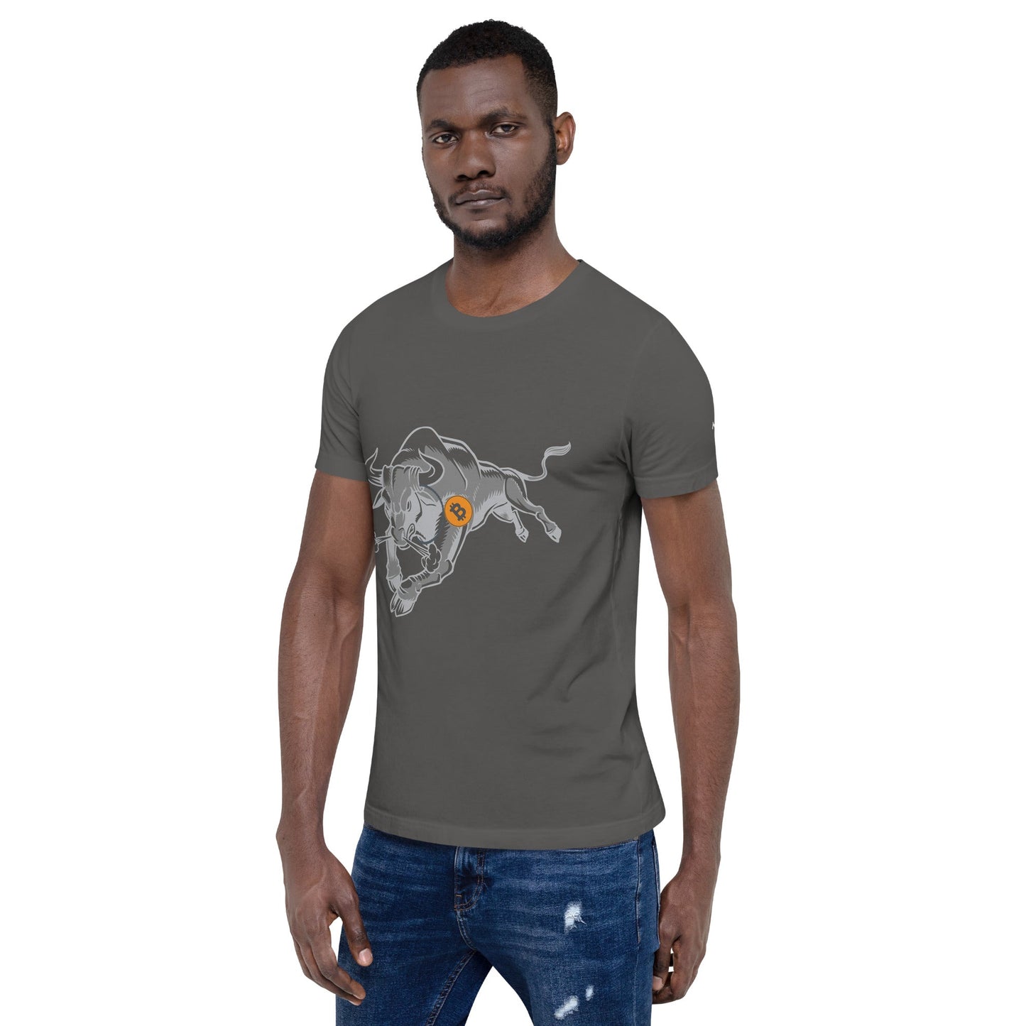 Strong Bitcoin Bull Unisex t-shirt by DarkByteGear