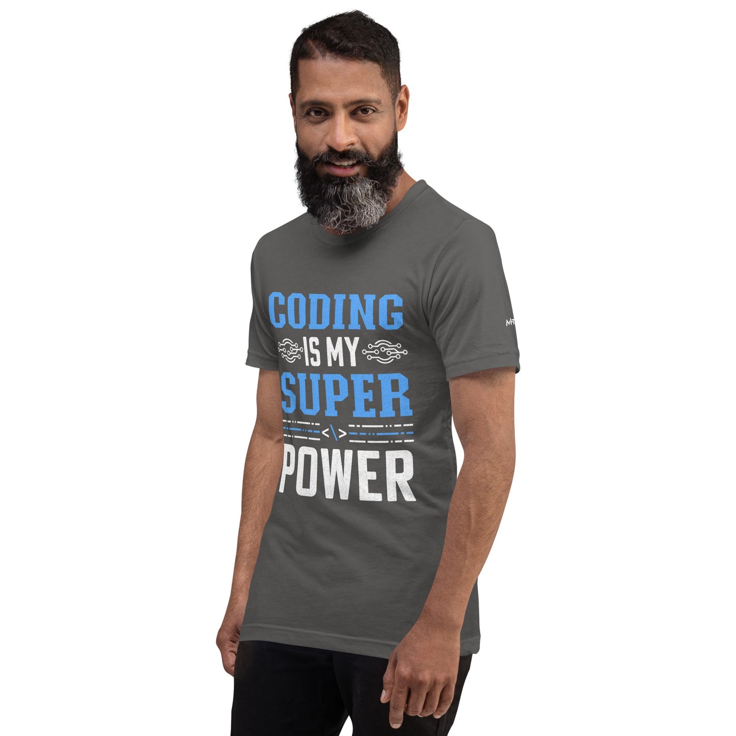 Coding is My Super Power - Unisex t-shirt by DarkByteGear