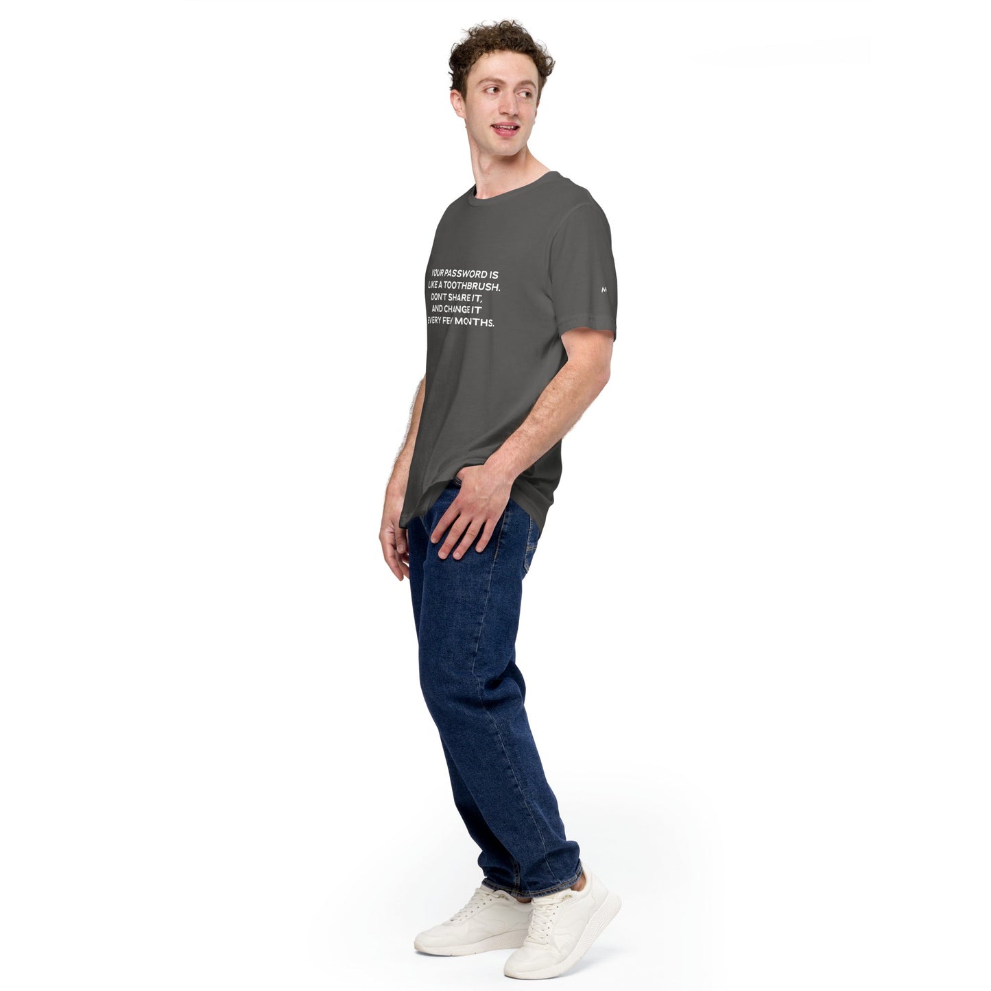 Your password is like a toothbrush V2 - Unisex t-shirt by DarkByteGear