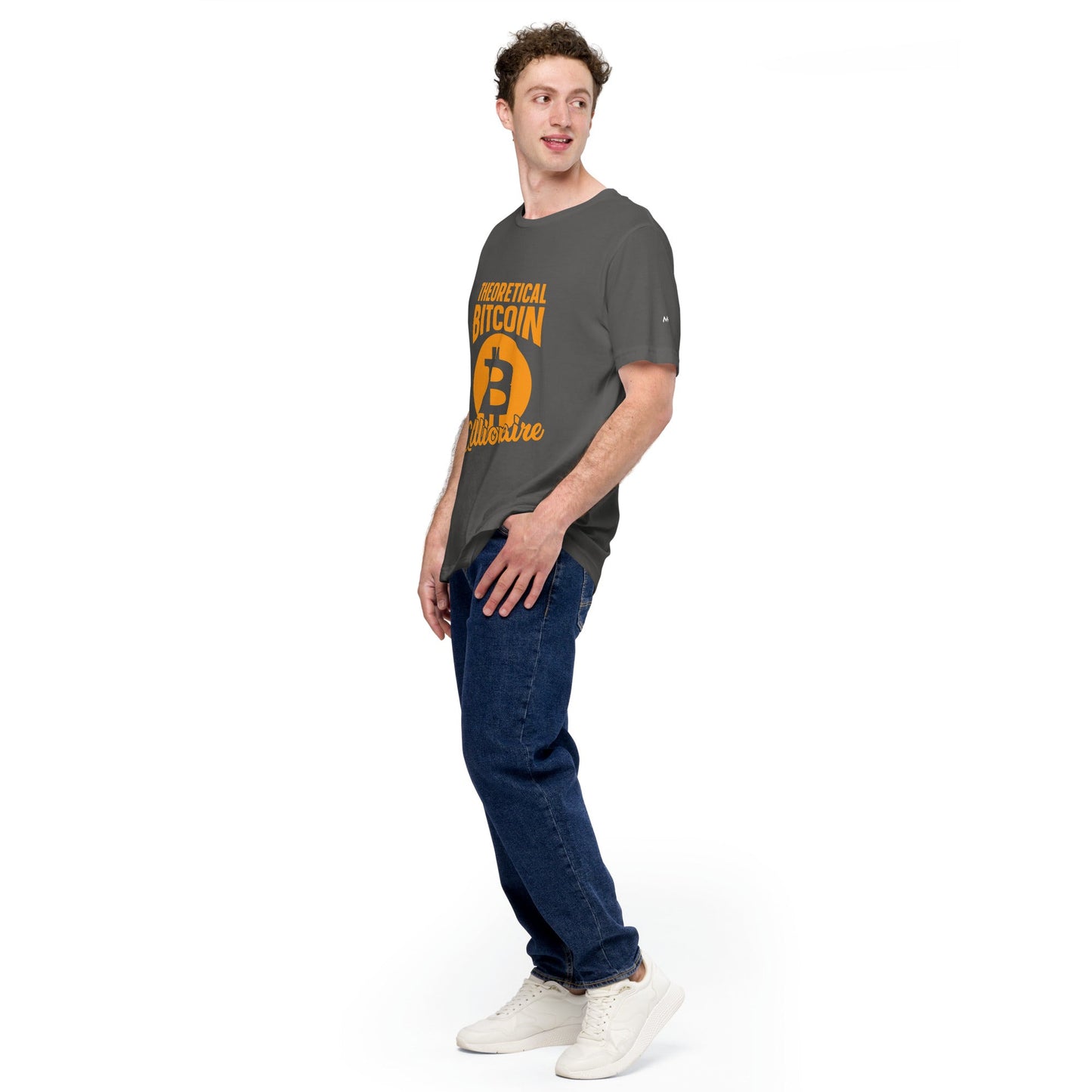 Theoretical Bitcoin Millionaire Unisex t-shirt by DarkByteGear