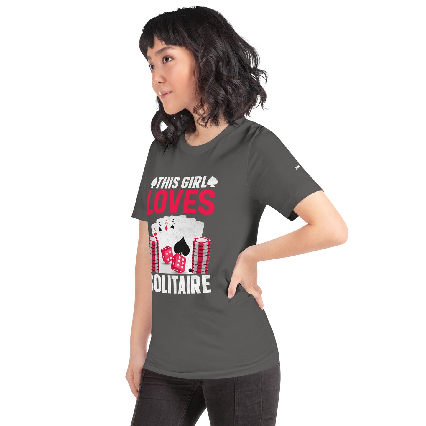 This Girl Loves Solitaire - Unisex t-shirt by DarkByteGear