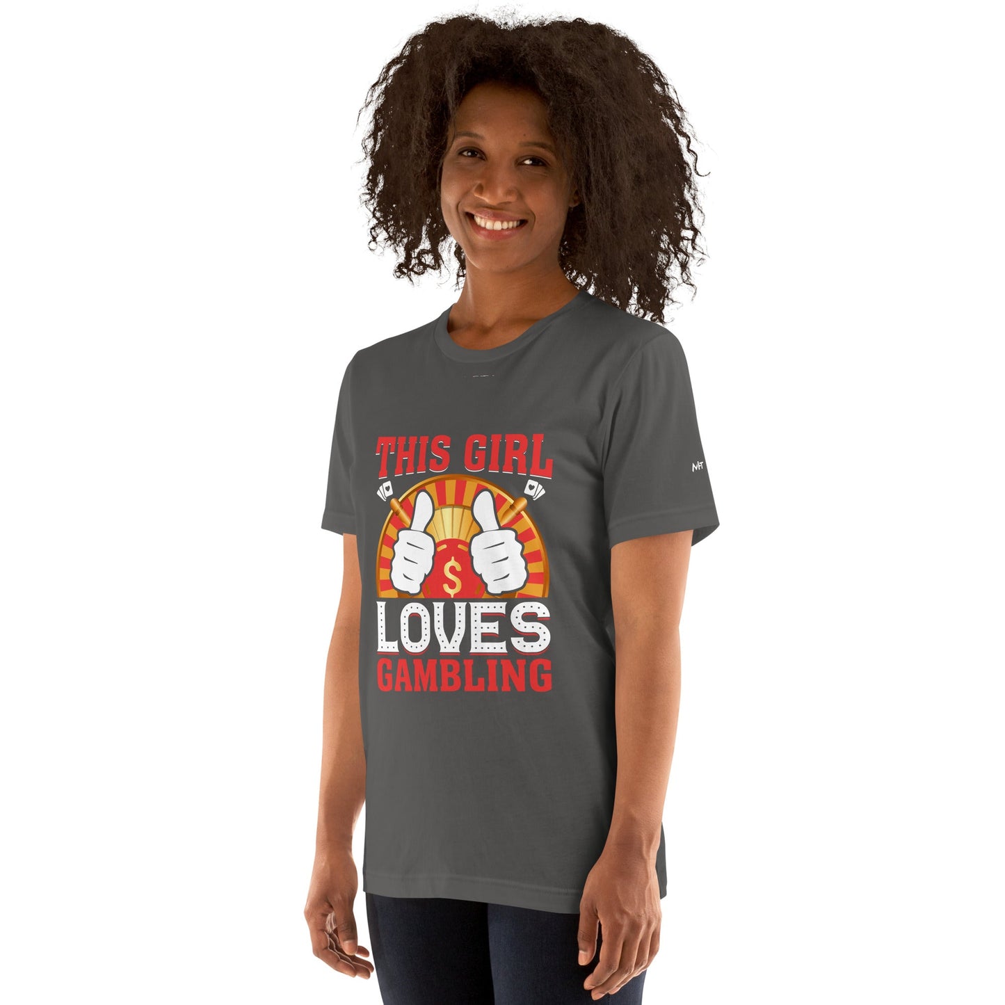 This Girl Loves Gambling - Unisex t-shirt by DarkByteGear