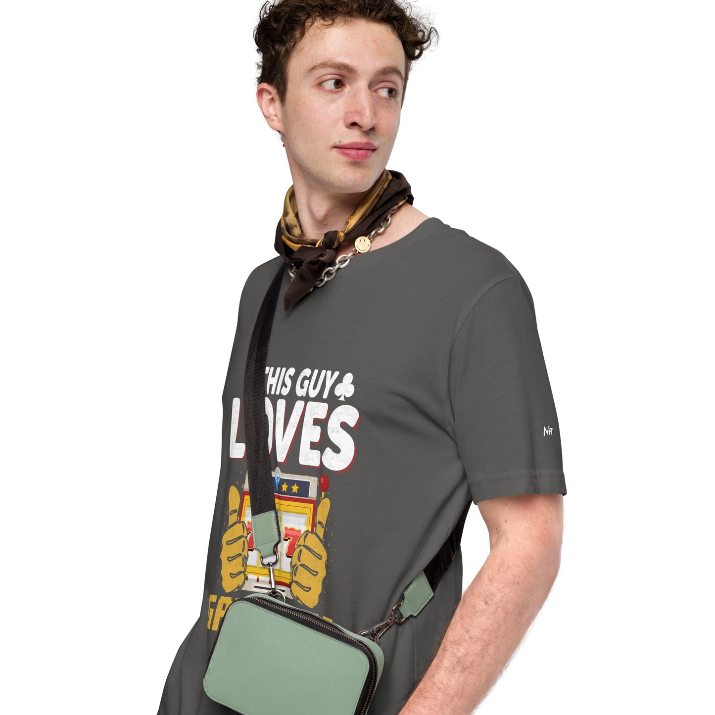 This Guy Loves Gambling - Unisex t-shirt by DarkByteGear
