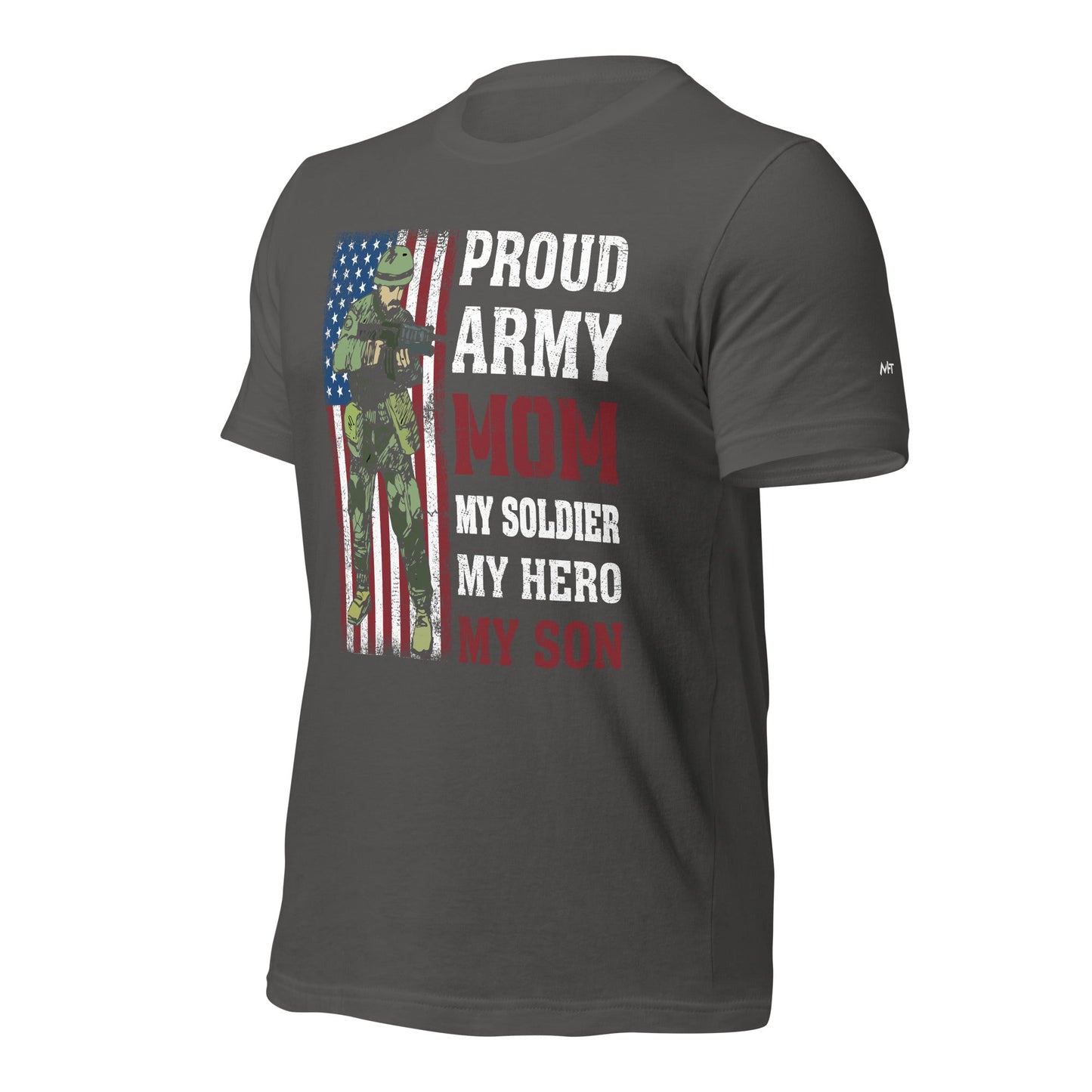 Proud Army Mom - Unisex t-shirt by DarkByteGear
