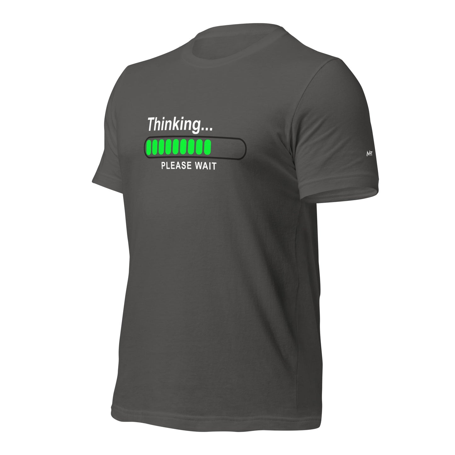 Thinking please wait - Unisex t-shirt by DarkByteGear