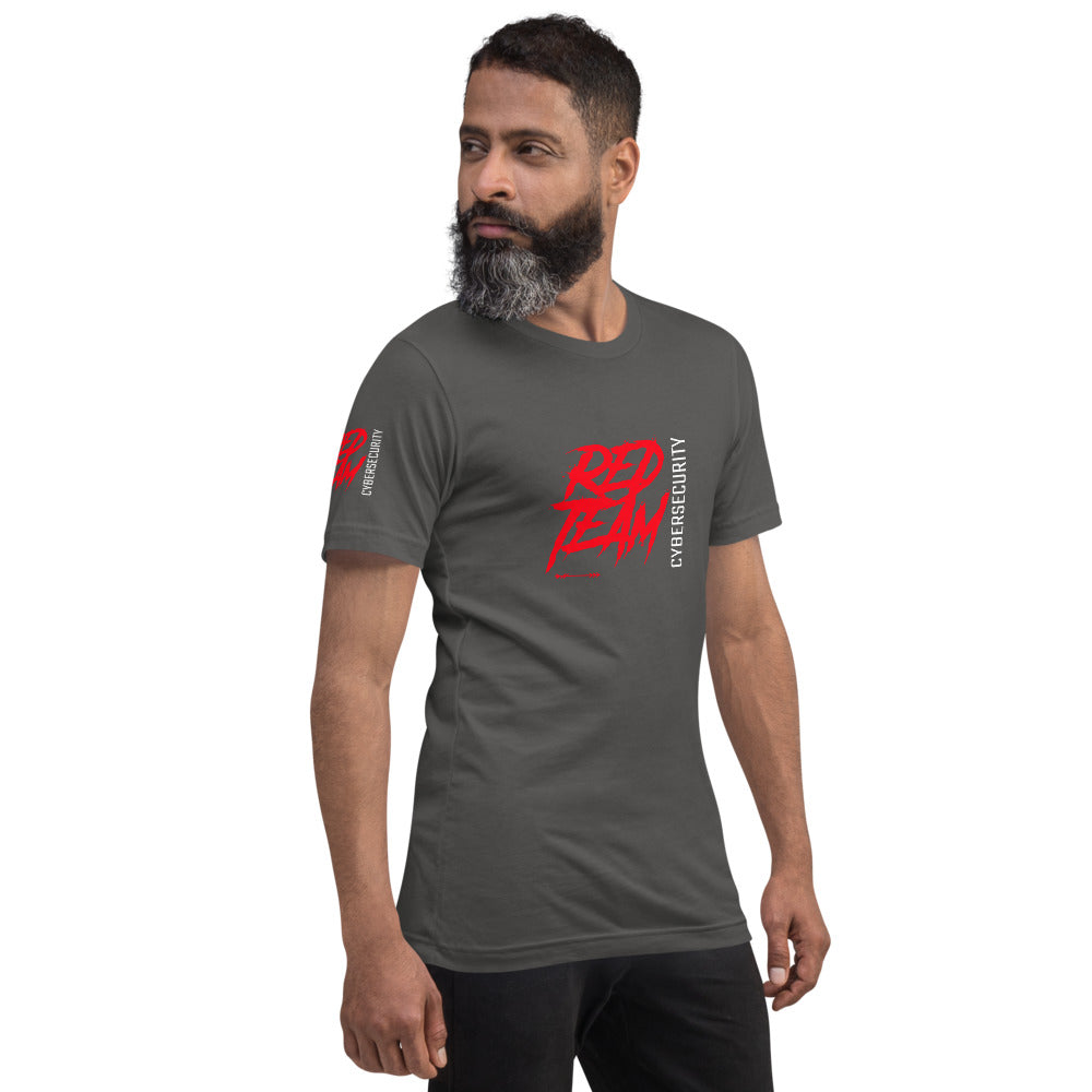 Cyber Security Red Team V10 - Short-sleeve unisex t-shirt by DarkByteGear