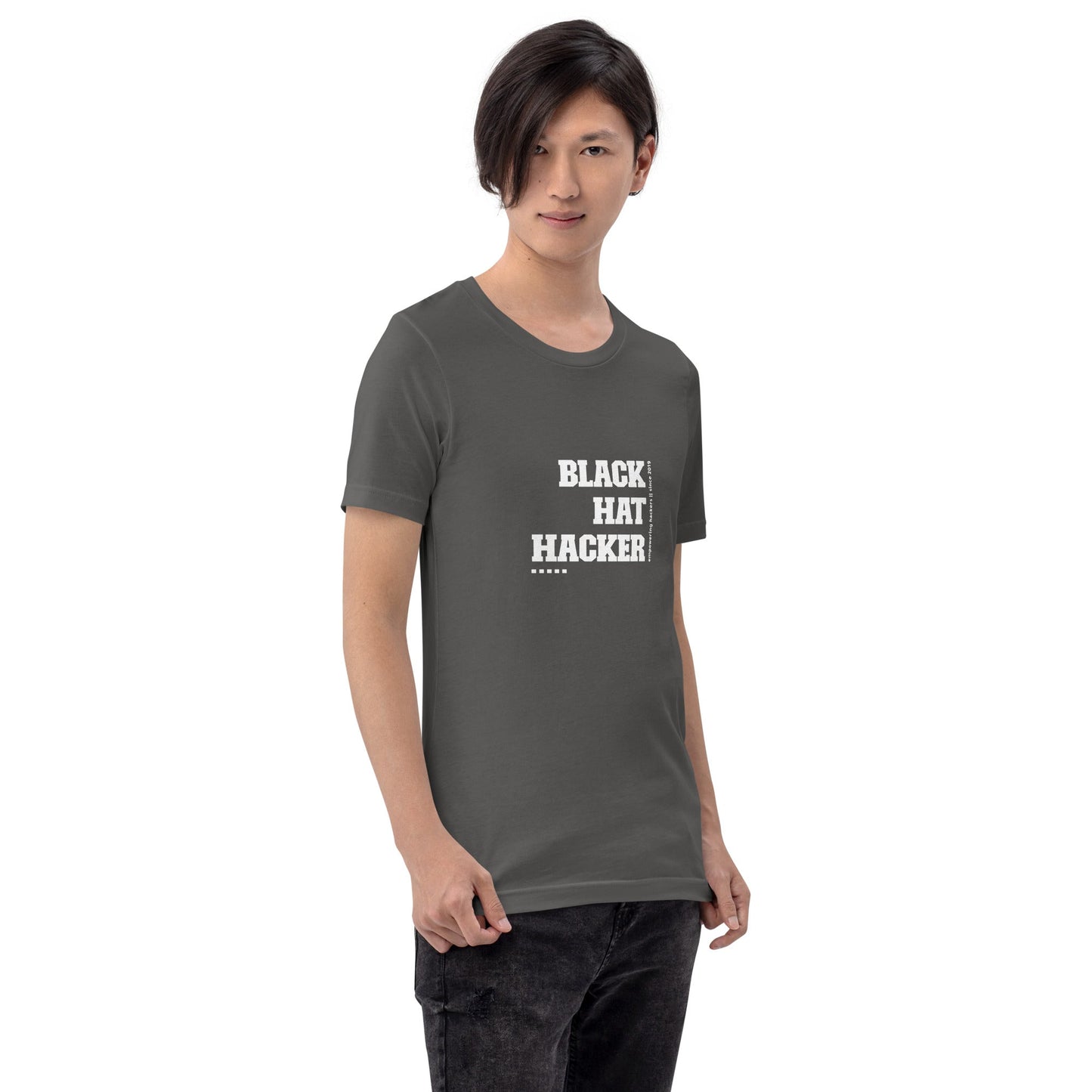 Black Hat Hacker V4 Unisex t-shirt by DarkByteGear