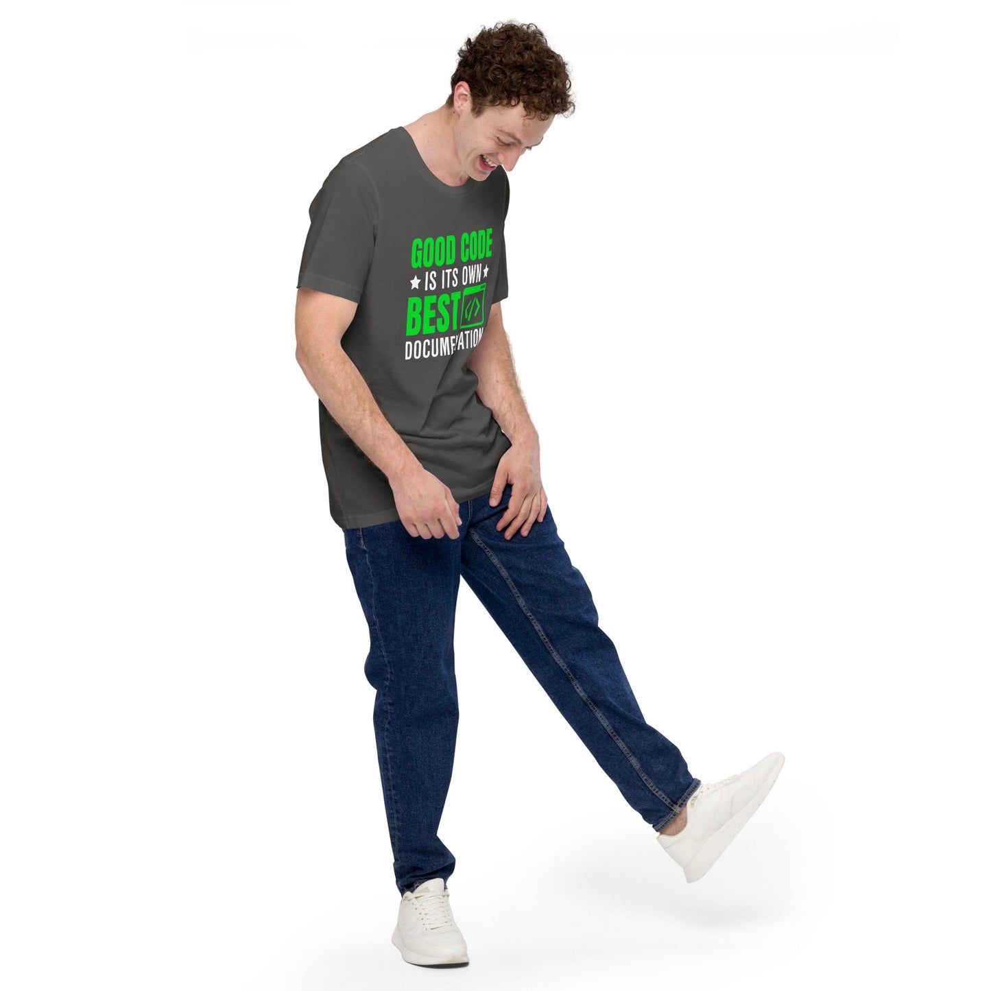Good Code is in its own best documentation Unisex t-shirt by DarkByteGear