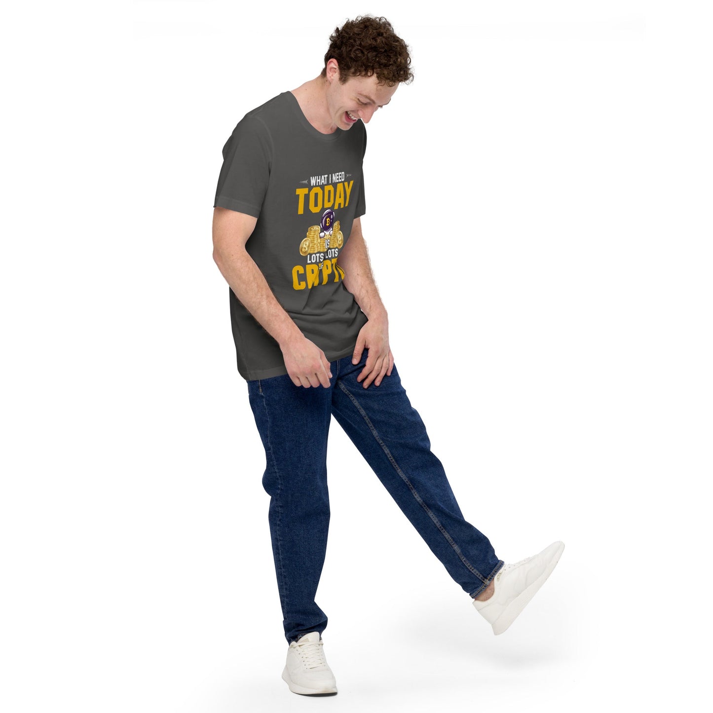 What I Need Today is Lots of Lots of Crypto Unisex t-shirt by DarkByteGear