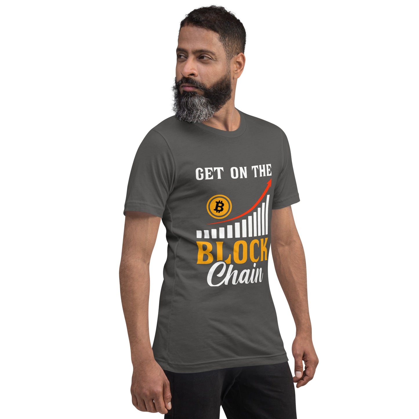 Get on the Block Chain - Unisex t-shirt by DarkByteGear