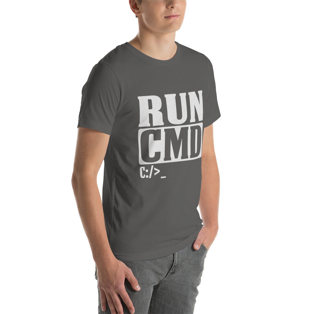 Run CMD C:/>_ - Unisex t-shirt by DarkByteGear