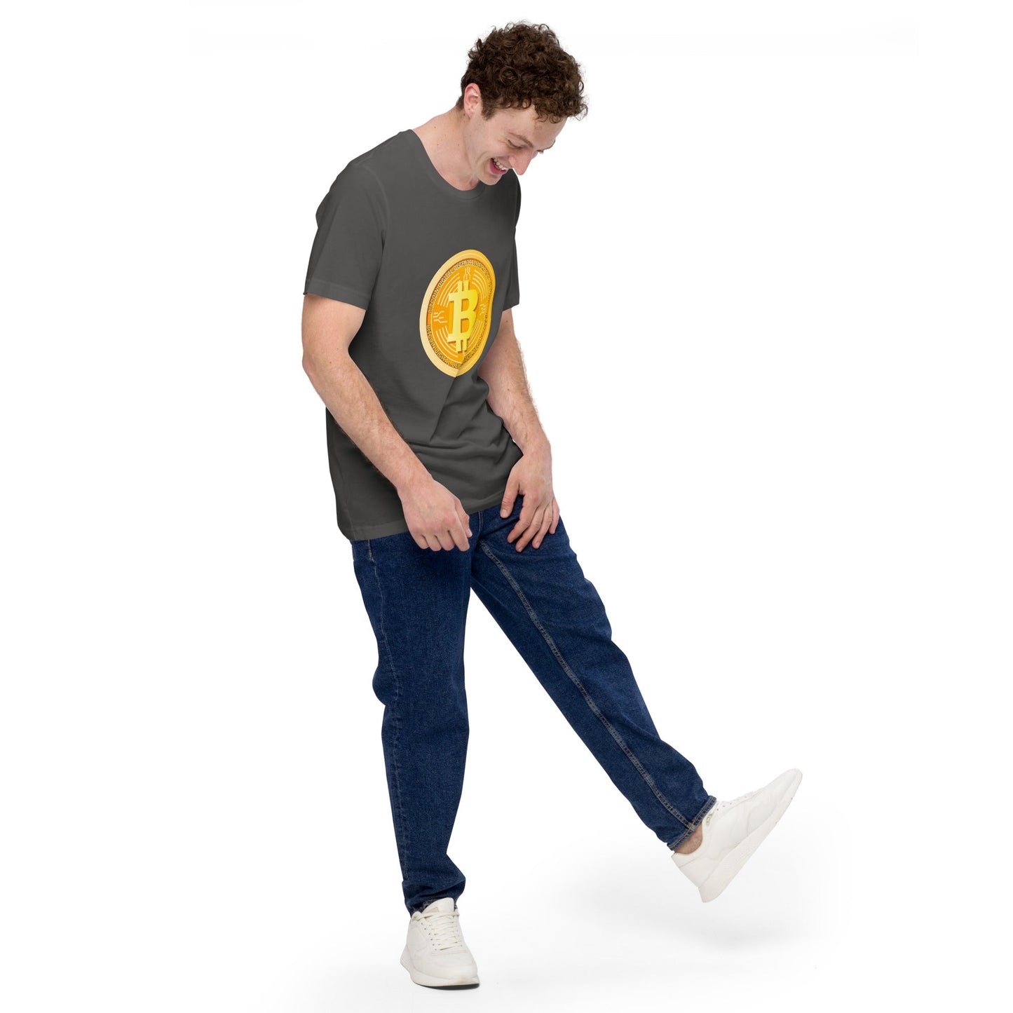 Bitcoin Medal - Unisex t-shirt by DarkByteGear