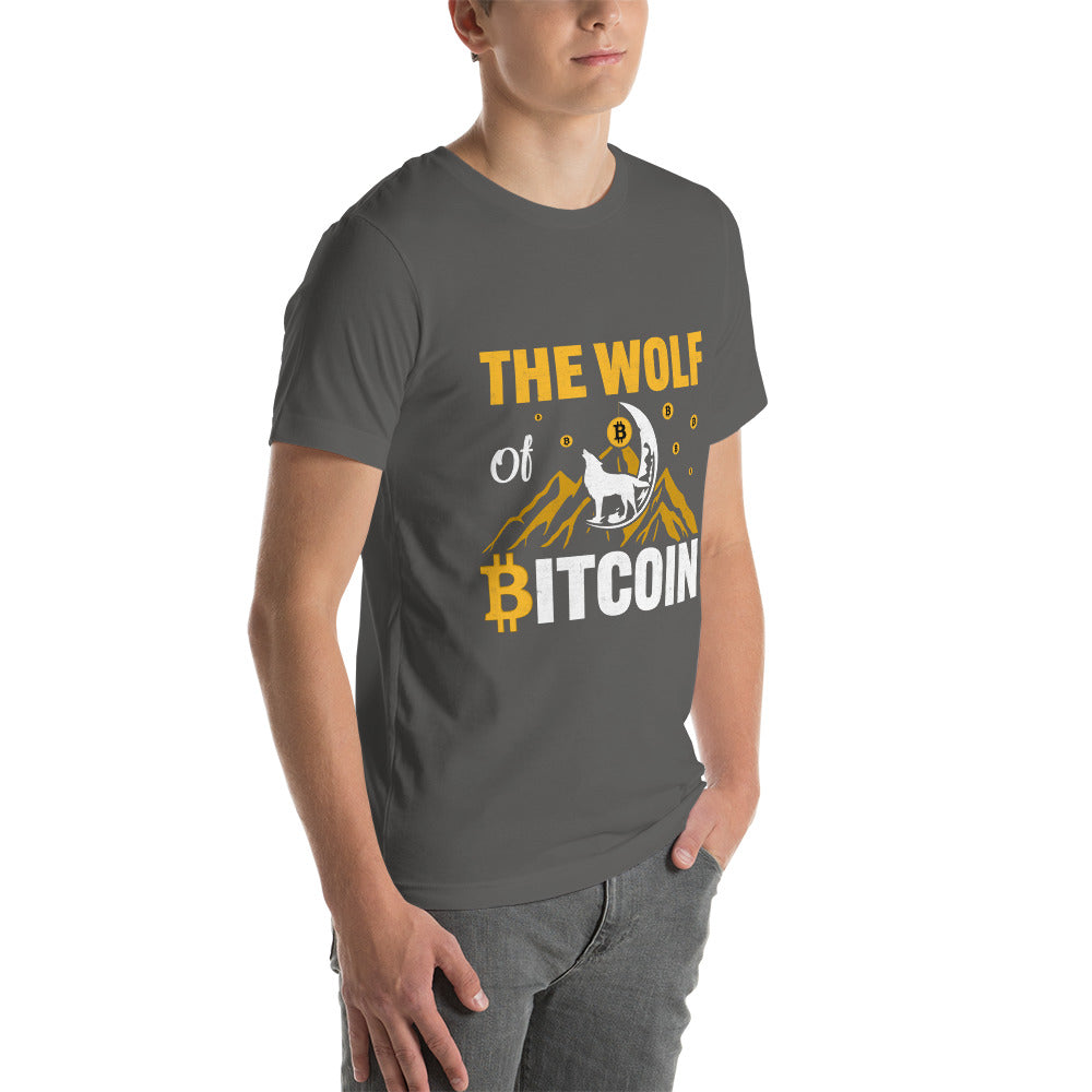 The Wolf of Bitcoin - Unisex t-shirt by DarkByteGear