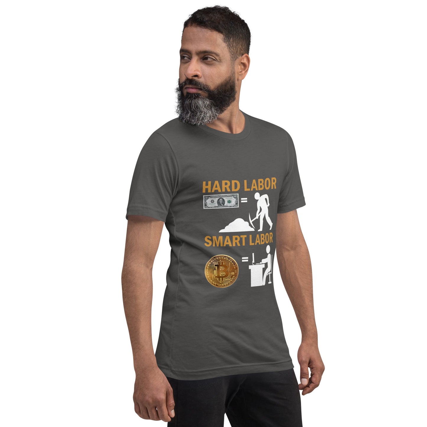Hard Labour Vs Smart Labour - Unisex t-shirt by DarkByteGear