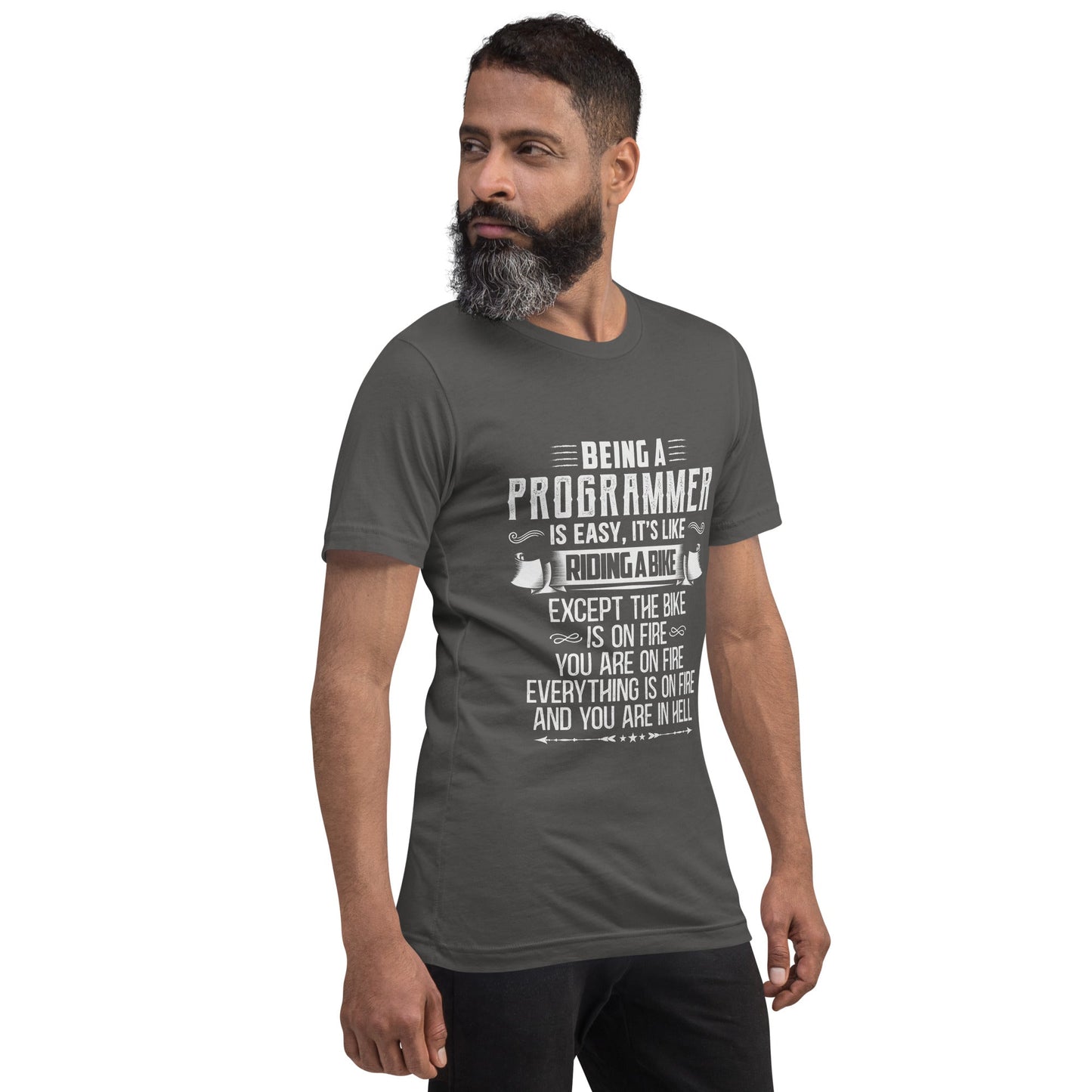 Being a Programmer is easy - Unisex t-shirt by DarkByteGear