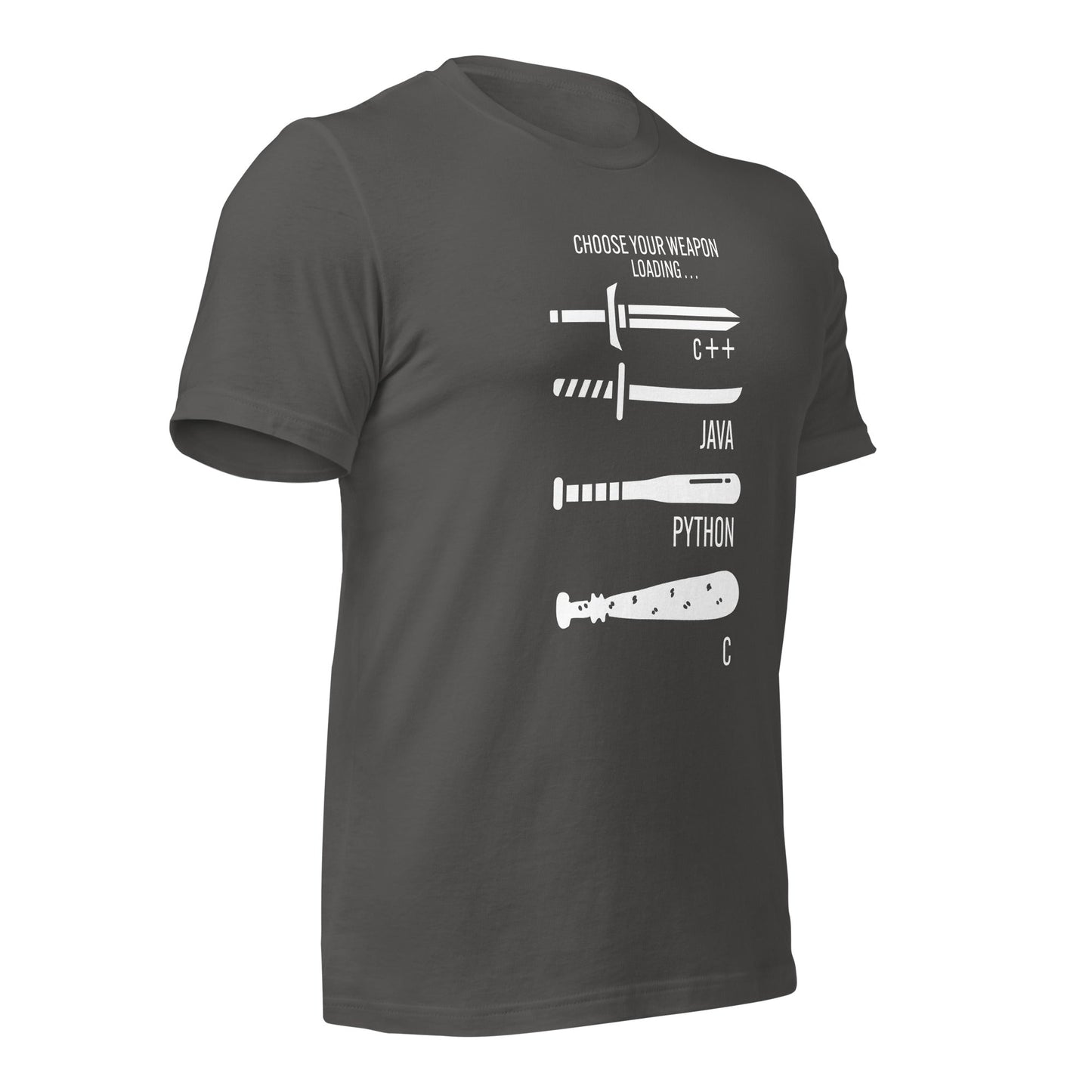 Choose your weapon v1 - Unisex t-shirt by DarkByteGear