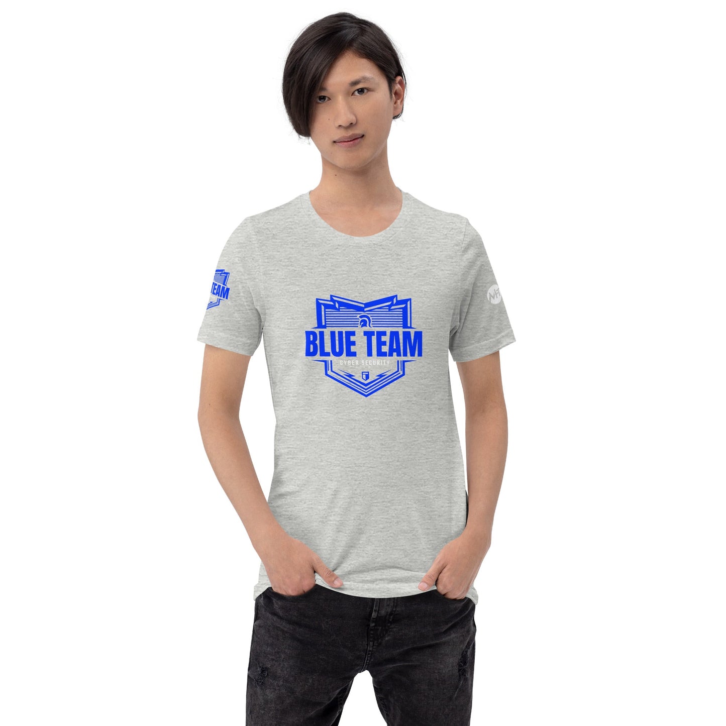 Cyber Security Blue Team - Short-Sleeve Unisex T-Shirt by DarkByteGear
