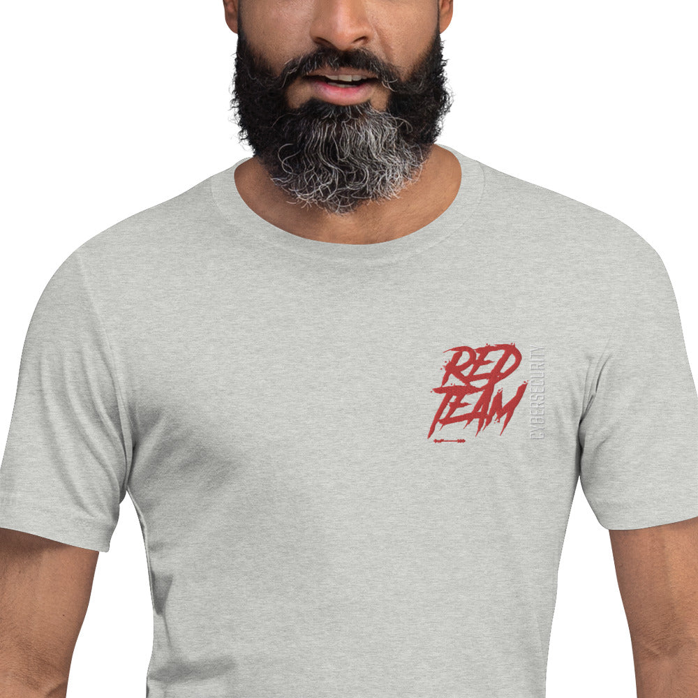 Cyber Security Red Team V10 - Short-sleeve unisex t-shirt ( embroidered ) by DarkByteGear