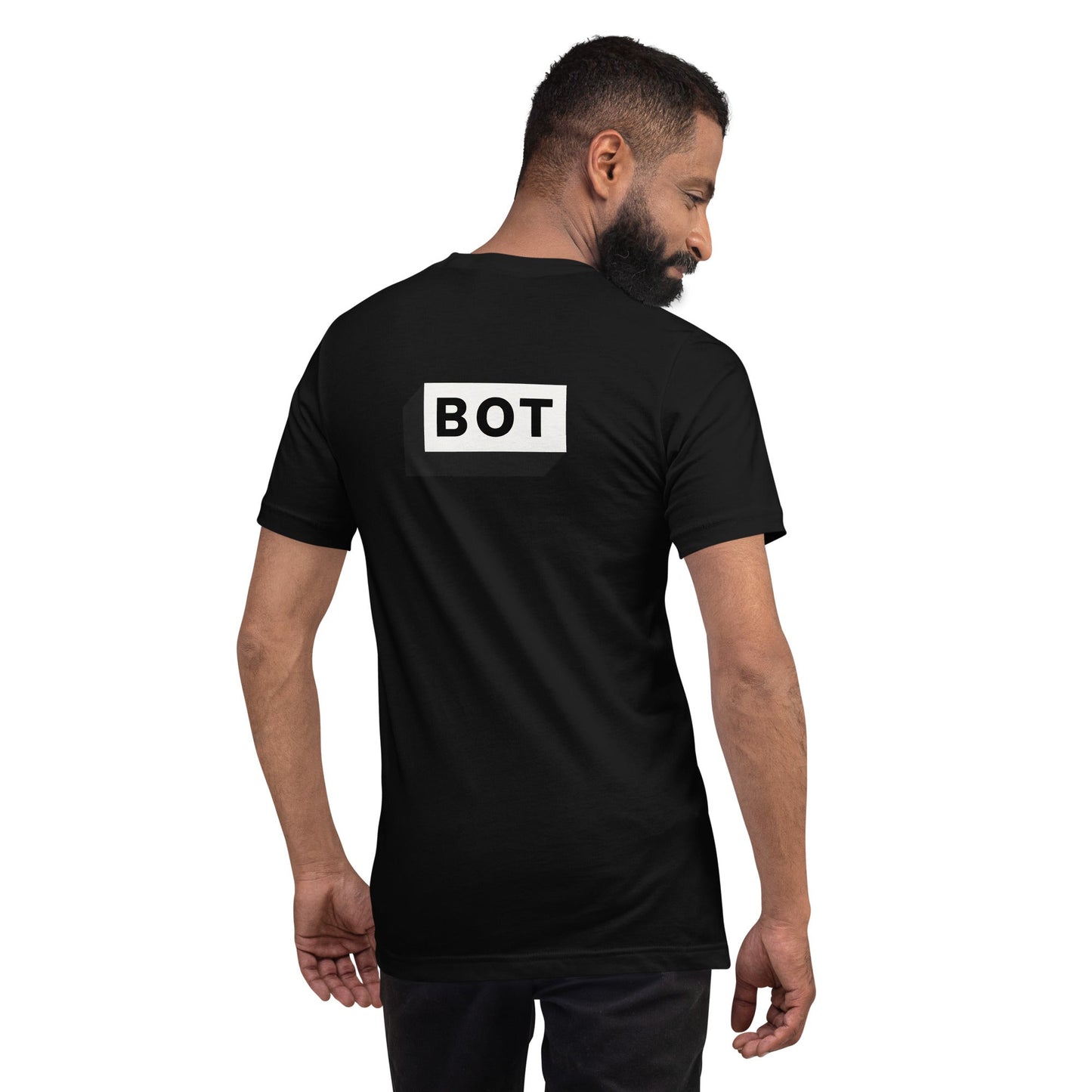 BOT - Unisex t-shirt (back print) by DarkByteGear