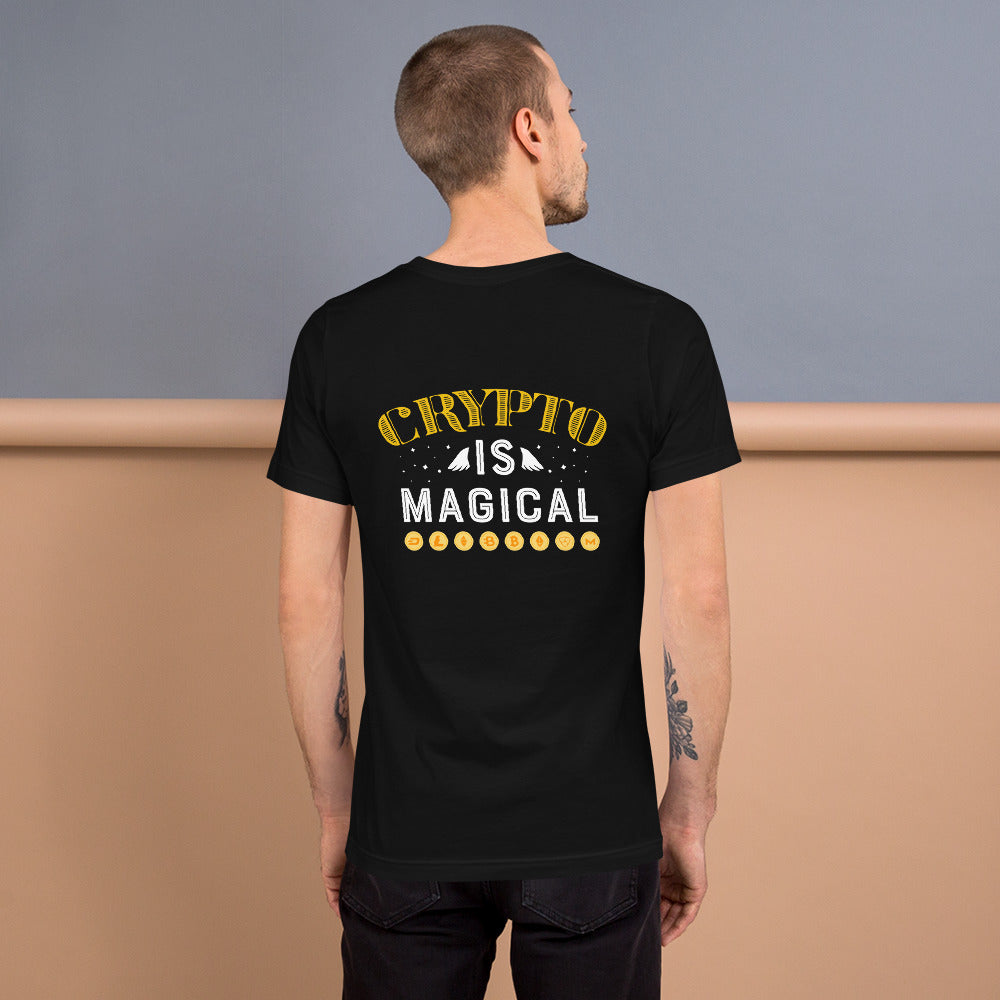 Crypto is Magical Unisex t-shirt ( Back Print ) by DarkByteGear