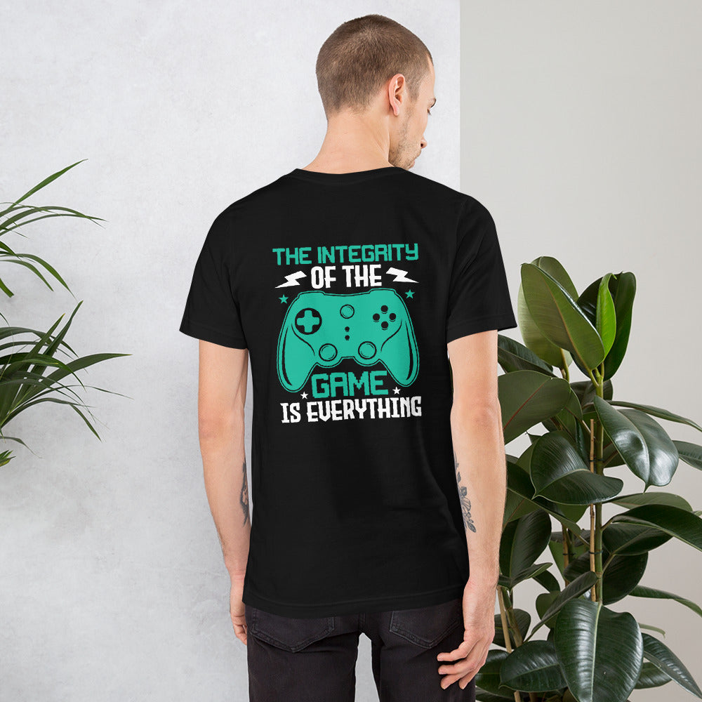 The Integrity of the Game is Everything (Swarna) - Unisex t-shirt ( Back Print ) by DarkByteGear
