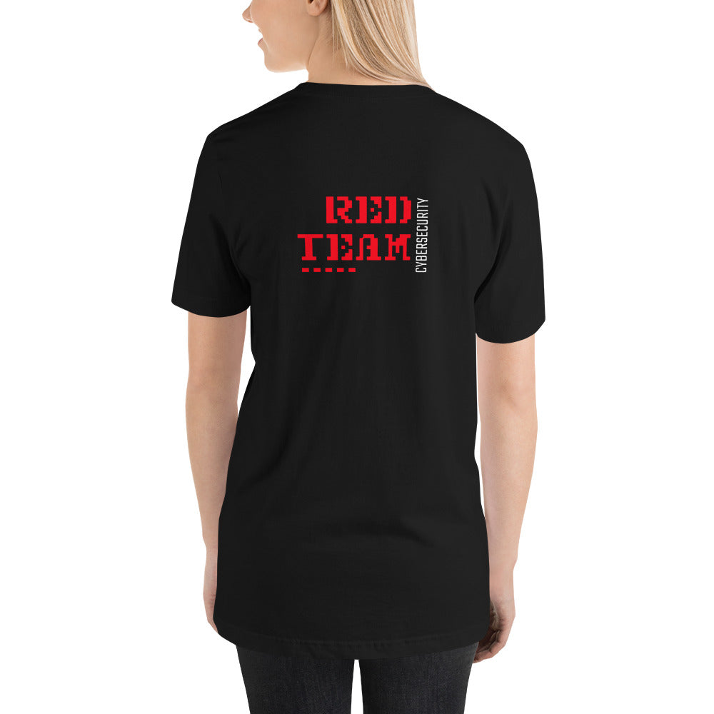Cyber Security Red Team V15 - Unisex t-shirt (back print) by DarkByteGear