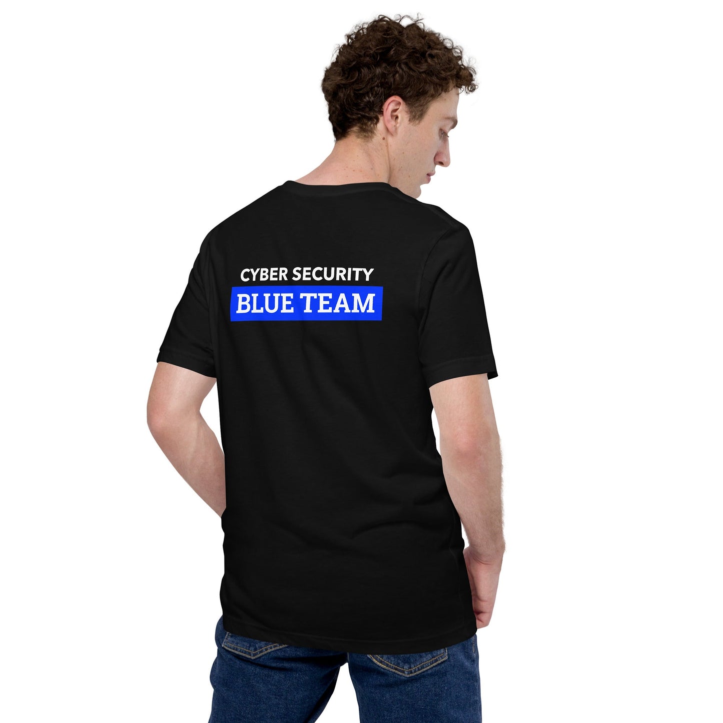 Cyber Security Blue Team V6 - Unisex t-shirt ( Back Print ) by DarkByteGear