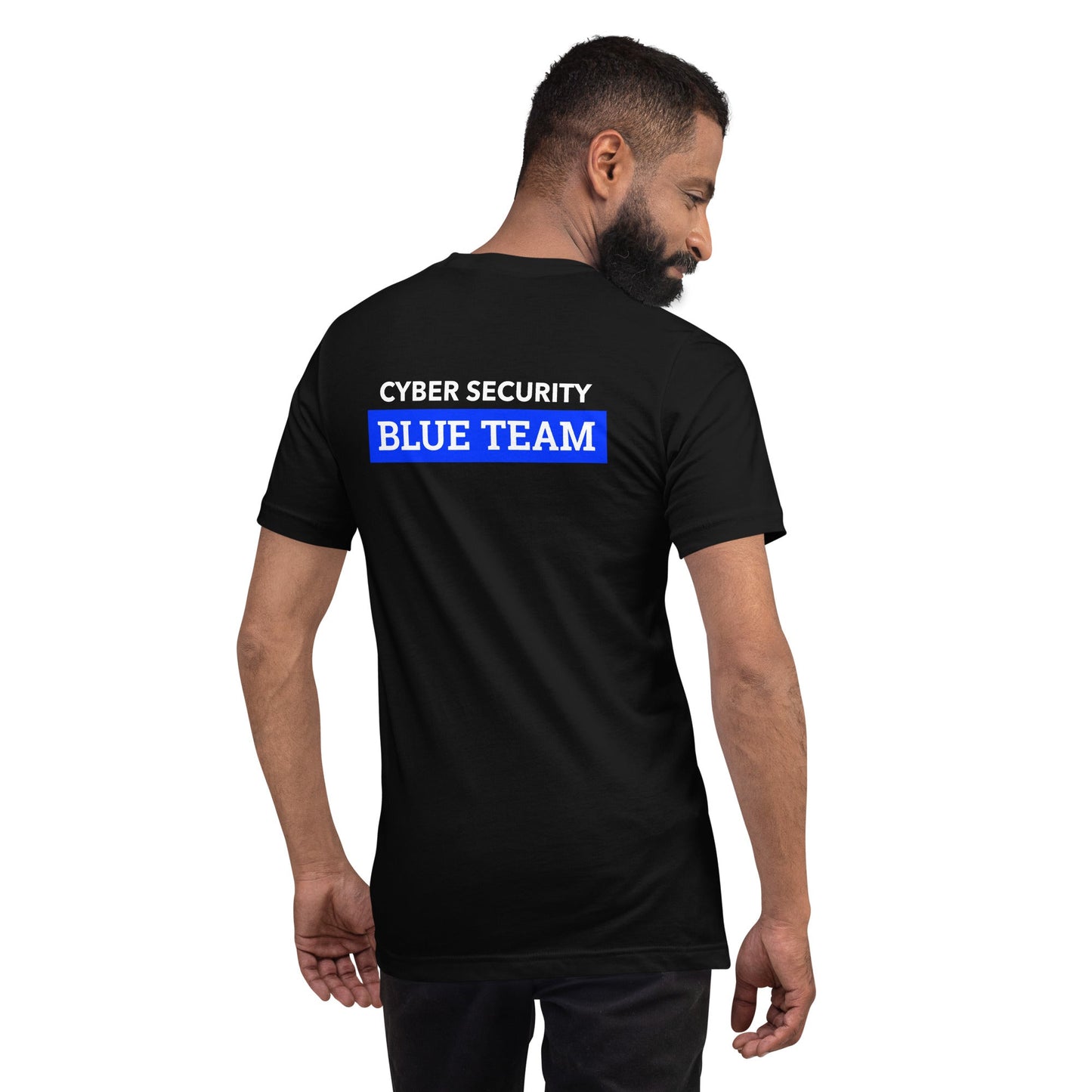 Cyber Security Blue Team V6 - Unisex t-shirt ( Back Print ) by DarkByteGear