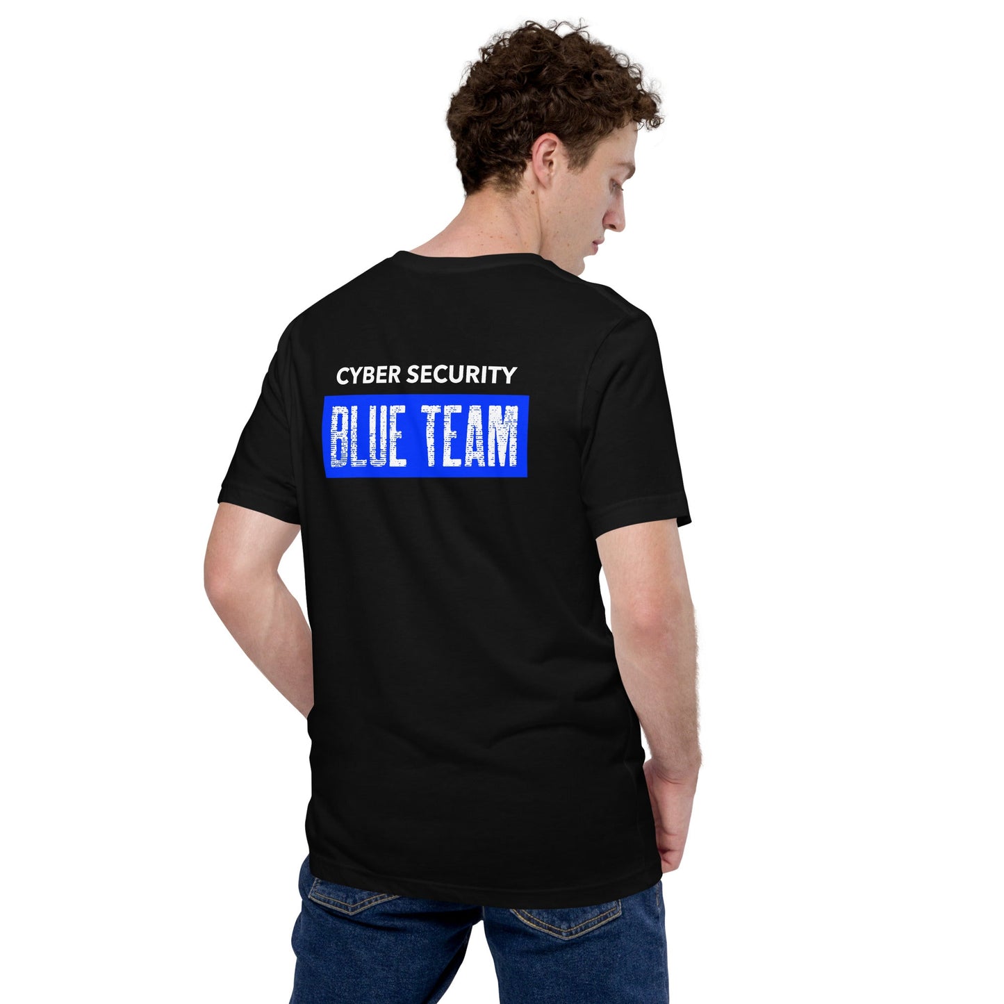 Cyber Security Blue Team V5 - Unisex t-shirt ( Back Print ) by DarkByteGear