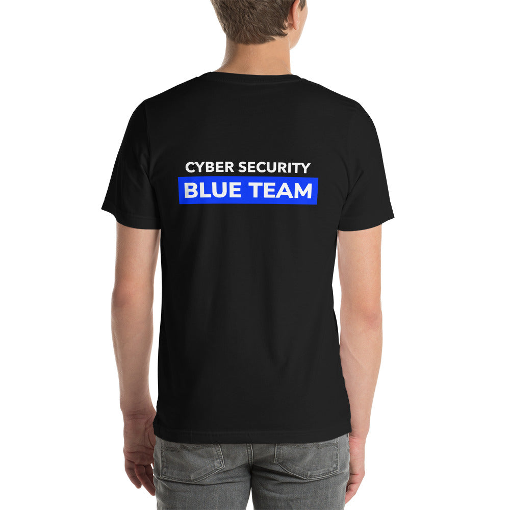 Cyber Security Blue Team V11 - Unisex t-shirt ( Back Print ) by DarkByteGear