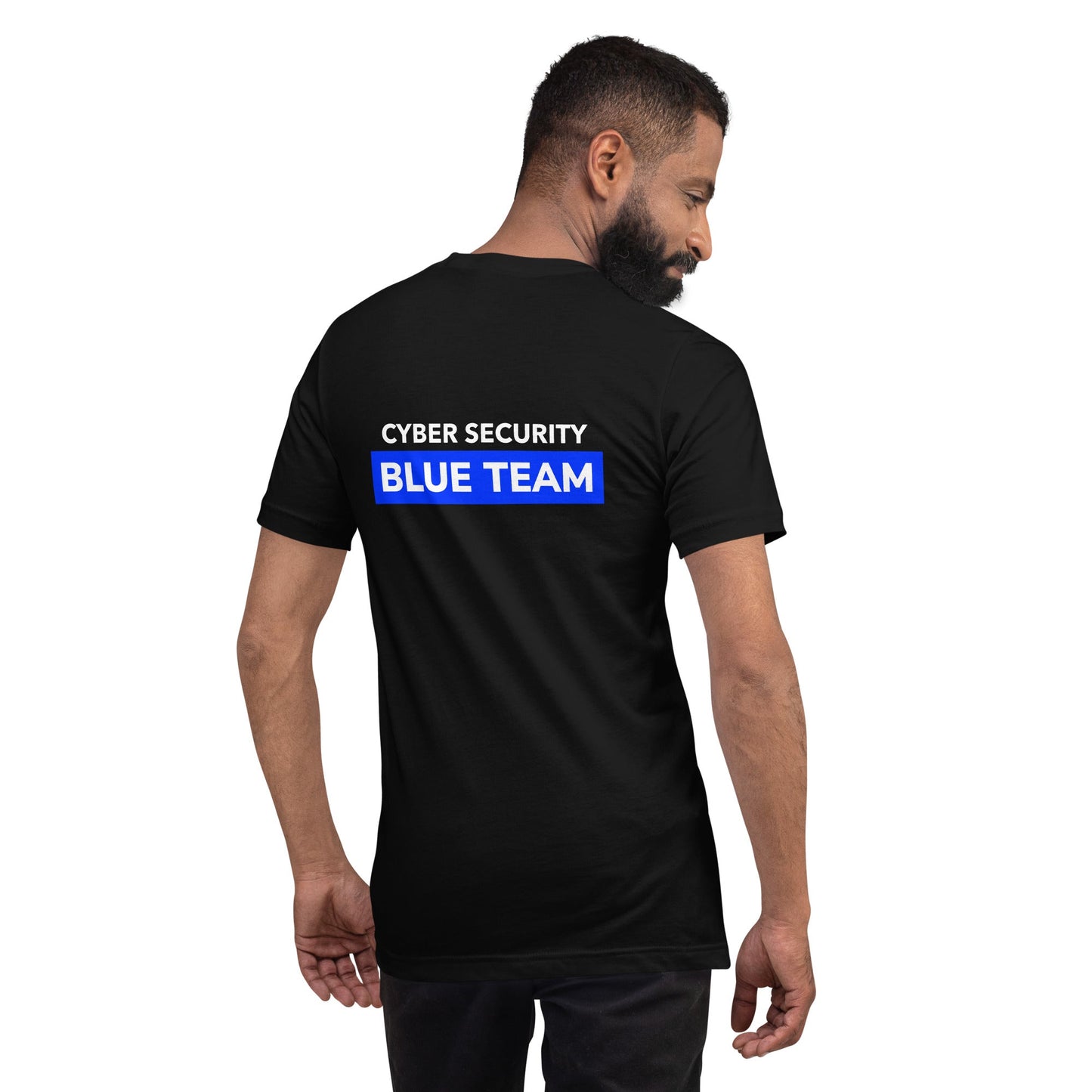 Cyber Security Blue Team V11 - Unisex t-shirt ( Back Print ) by DarkByteGear