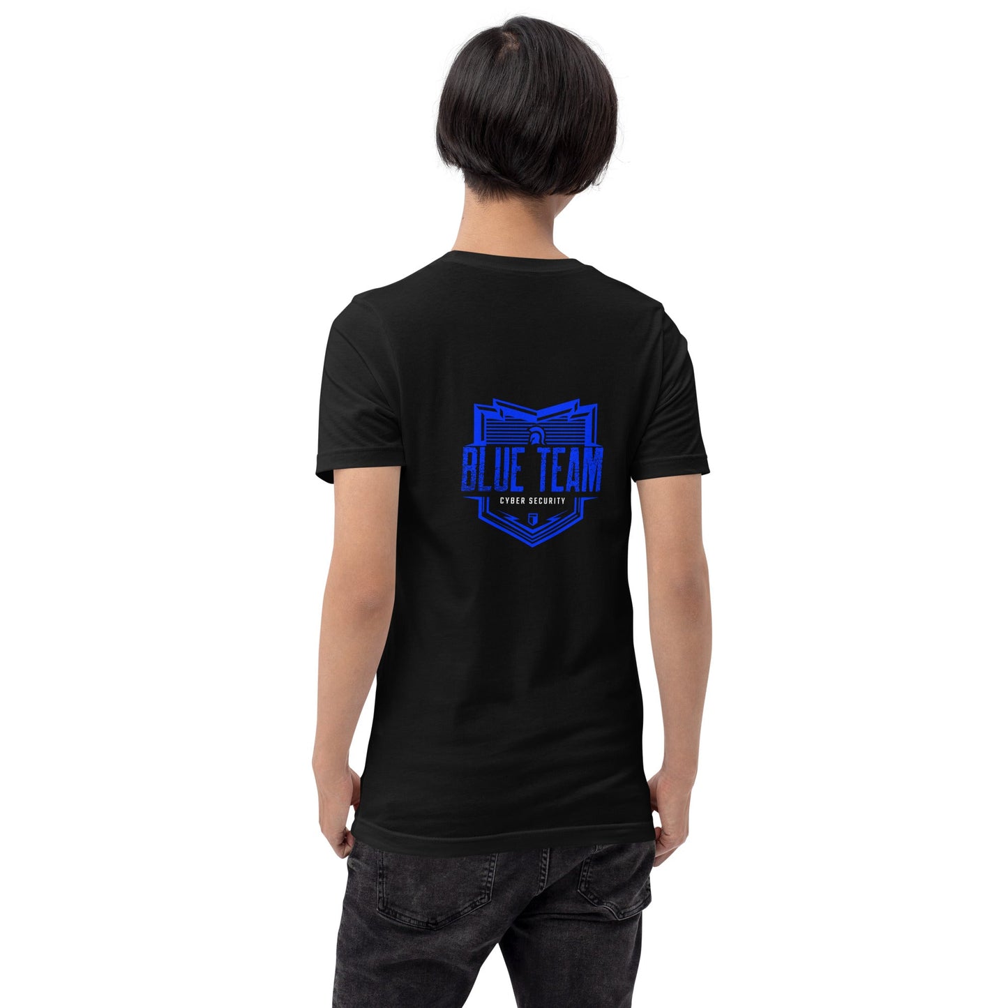 Cyber Security Blue Team V13 - Unisex t-shirt ( Back Print ) by DarkByteGear