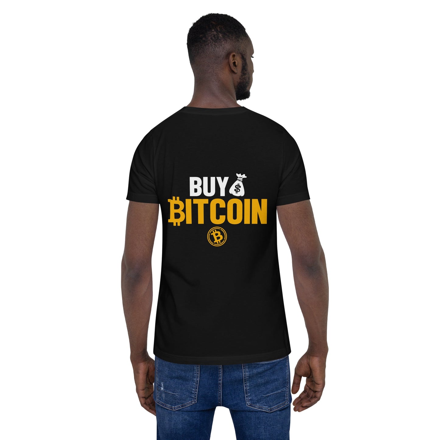 Buy Bitcoin Unisex t-shirt ( Back Print ) by DarkByteGear