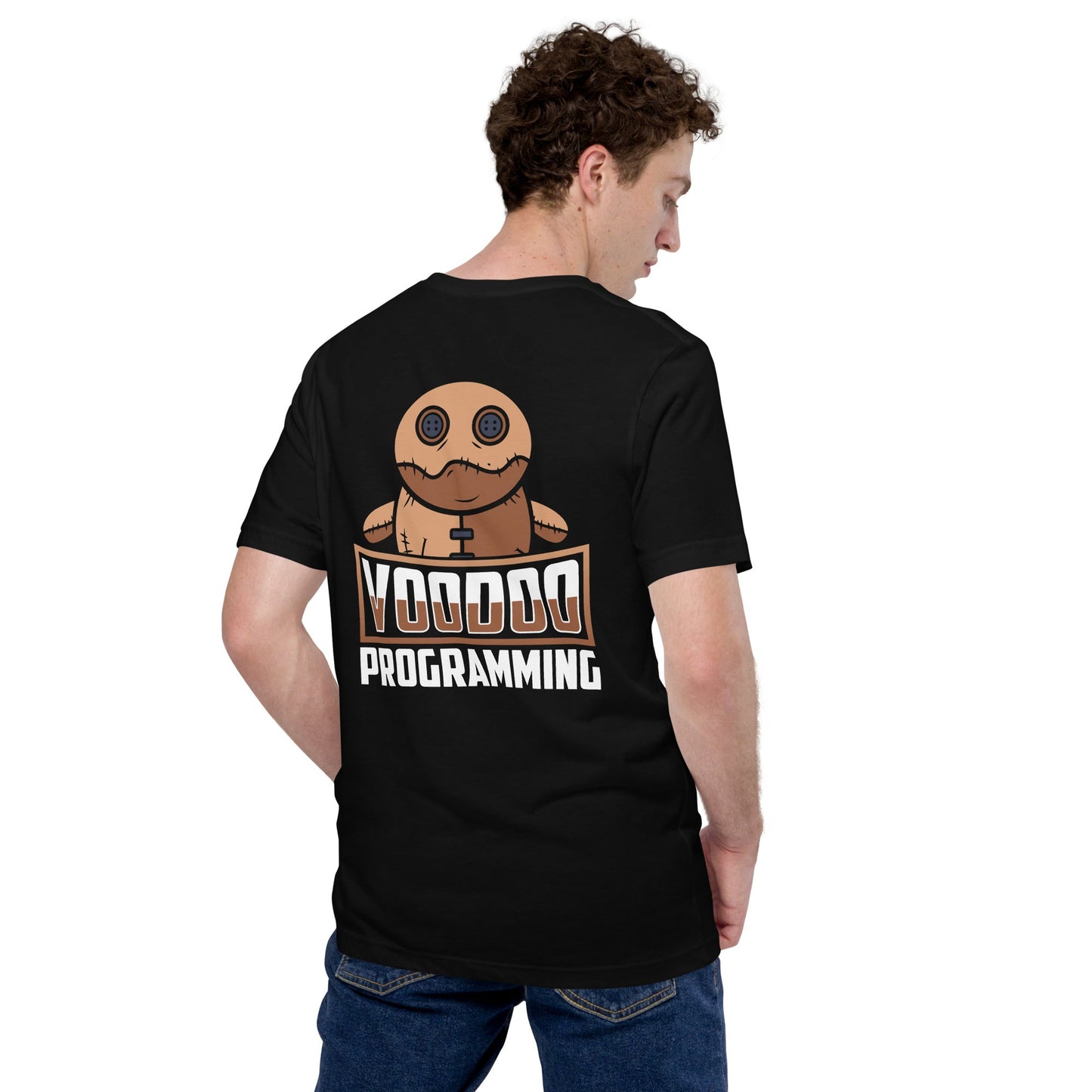 Voodoo Programming Unisex t-shirt ( Back Print ) by DarkByteGear