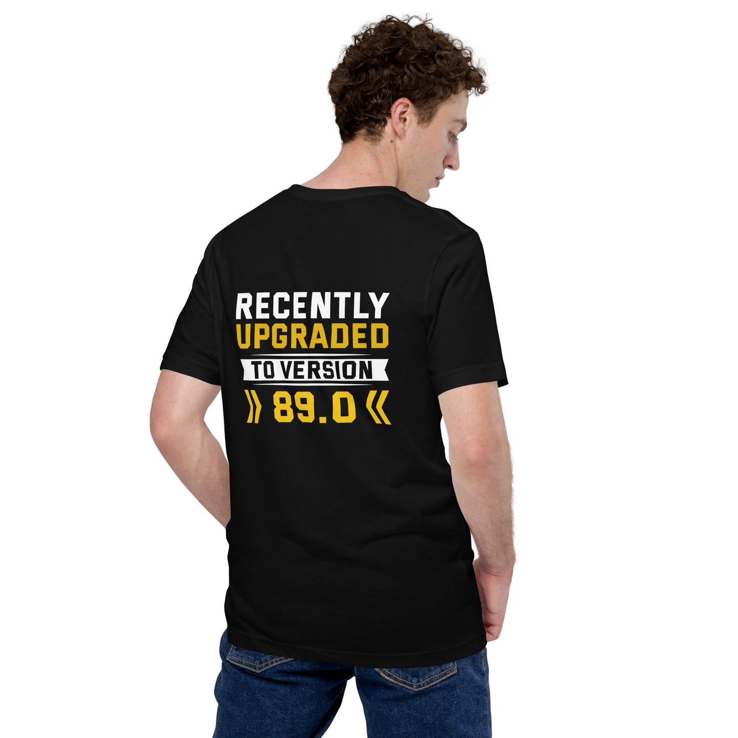Recently Upgraded to Version >>89.0<< - Unisex t-shirt ( Back Print ) by DarkByteGear