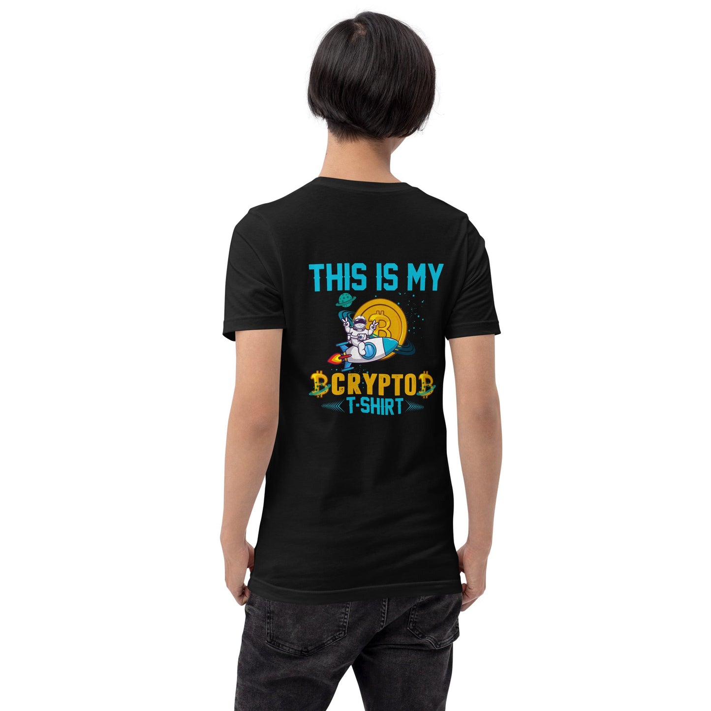 This is my Crypto T-shirt with Turtle Ninja and Missile - Unisex t-shirt by DarkByteGear