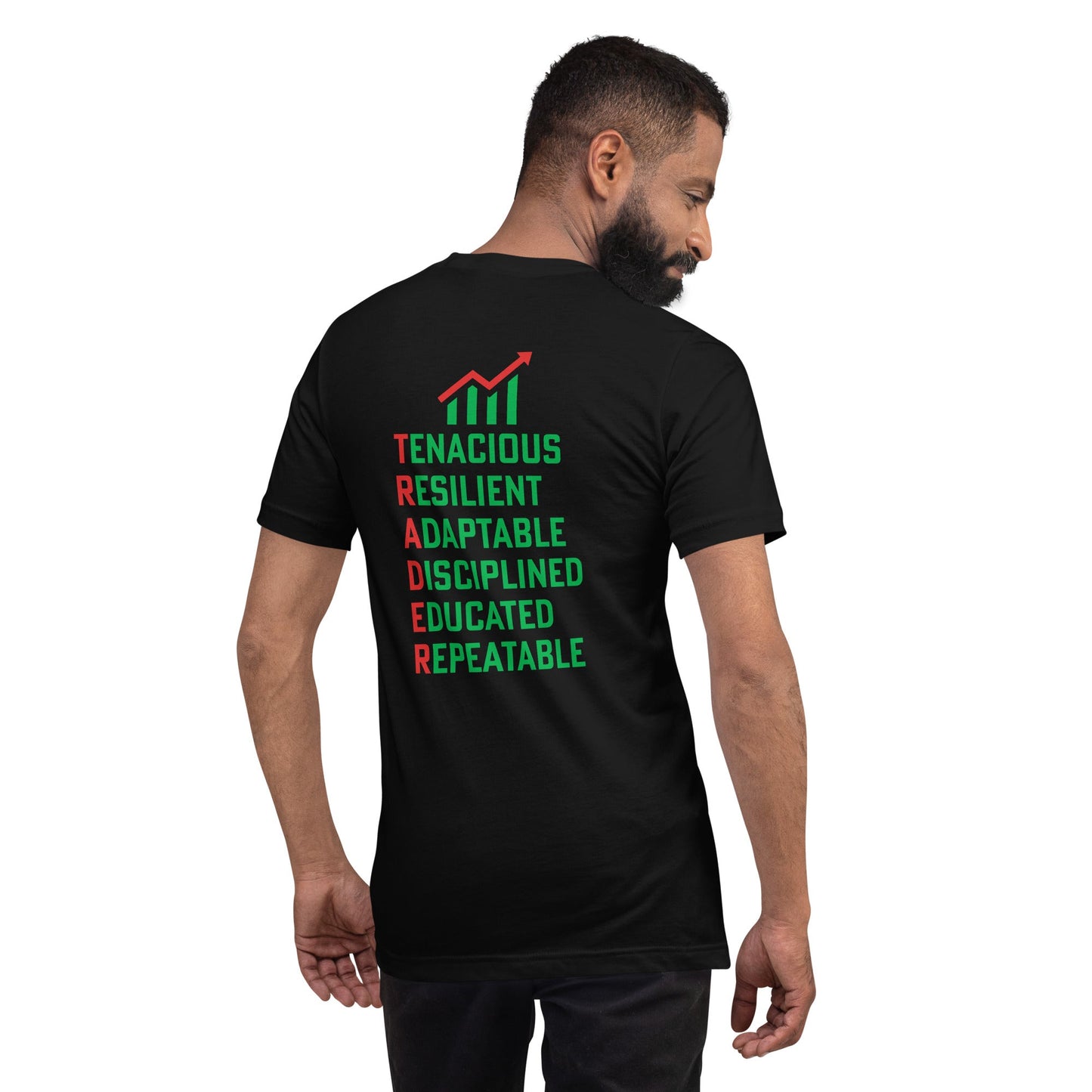 Trader Def: - Unisex t-shirt ( Back Print ) by DarkByteGear