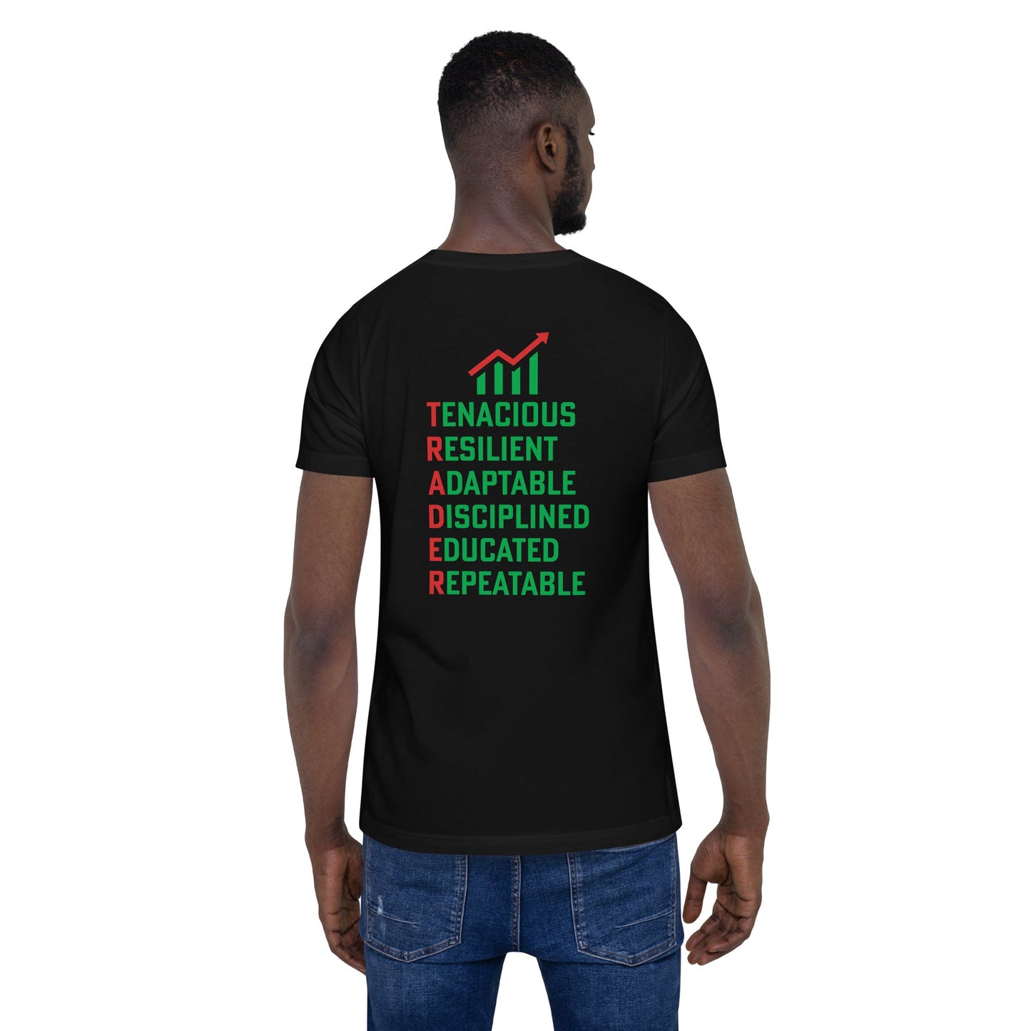 Trader Def: - Unisex t-shirt ( Back Print ) by DarkByteGear