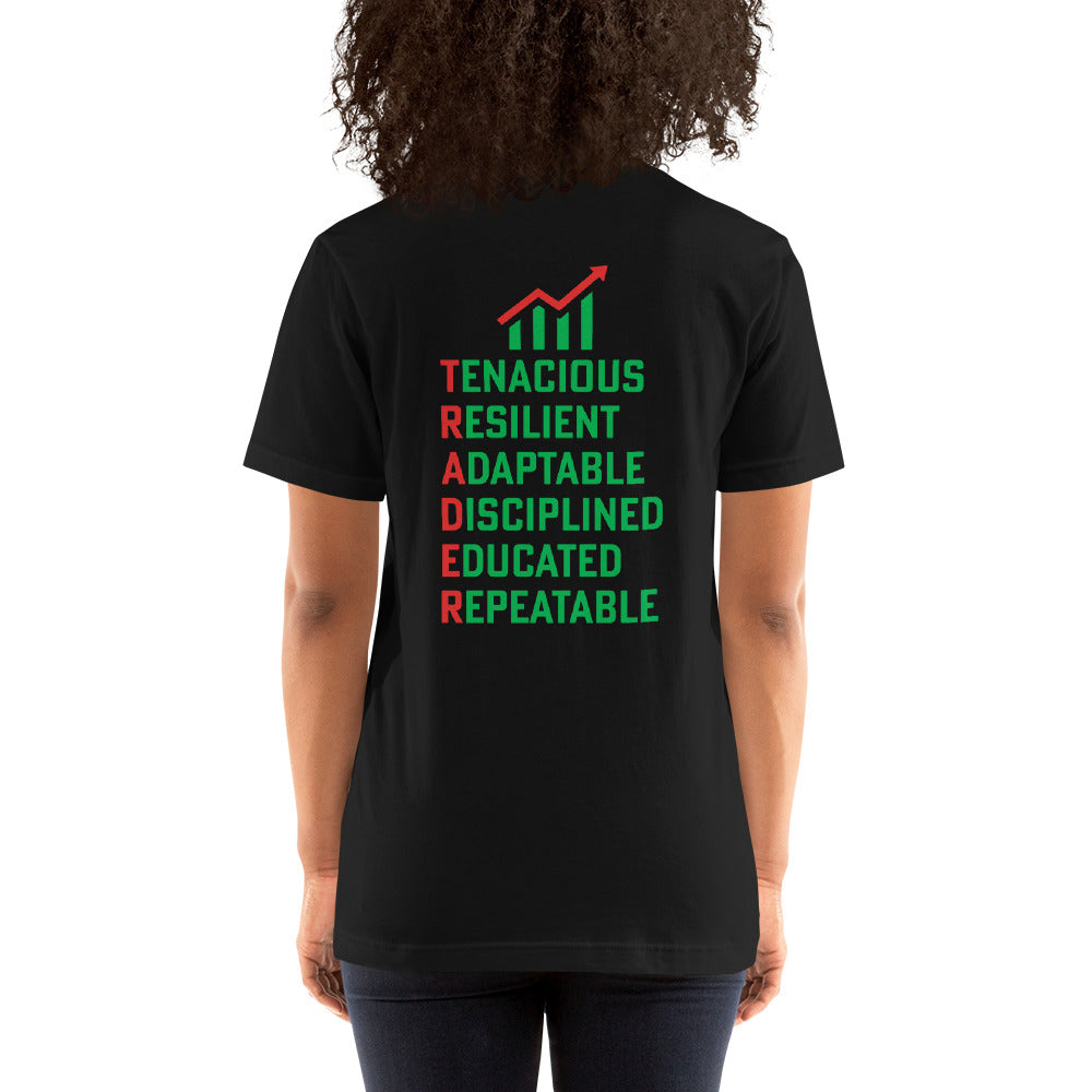Trader Def: - Unisex t-shirt ( Back Print ) by DarkByteGear