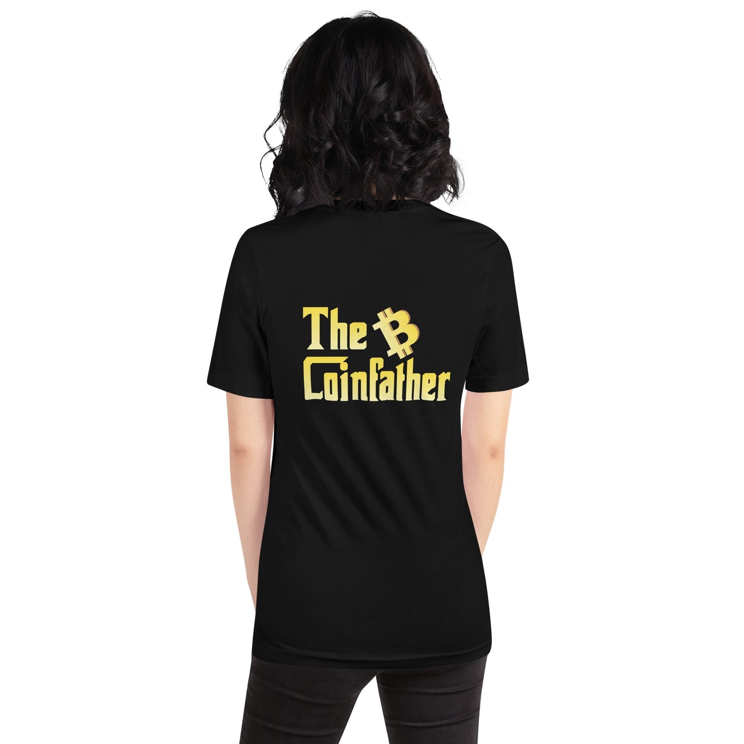 The Bitcoin Father - Unisex t-shirt ( Back Print ) by DarkByteGear