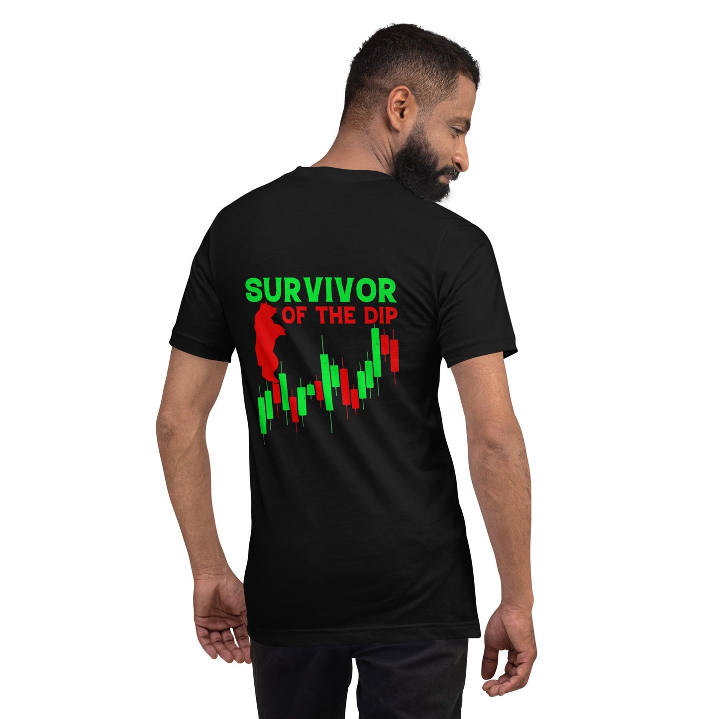 Survivor of the Dip V1 - Unisex t-shirt ( Back Print ) by DarkByteGear