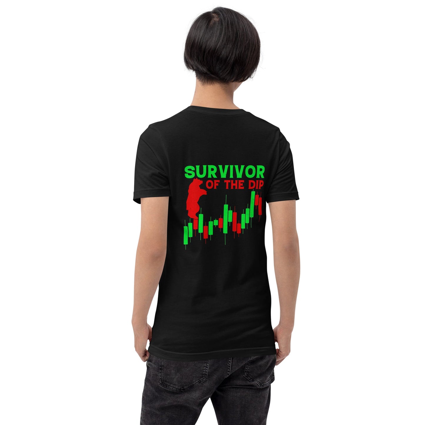 Survivor of the Dip V1 - Unisex t-shirt ( Back Print ) by DarkByteGear