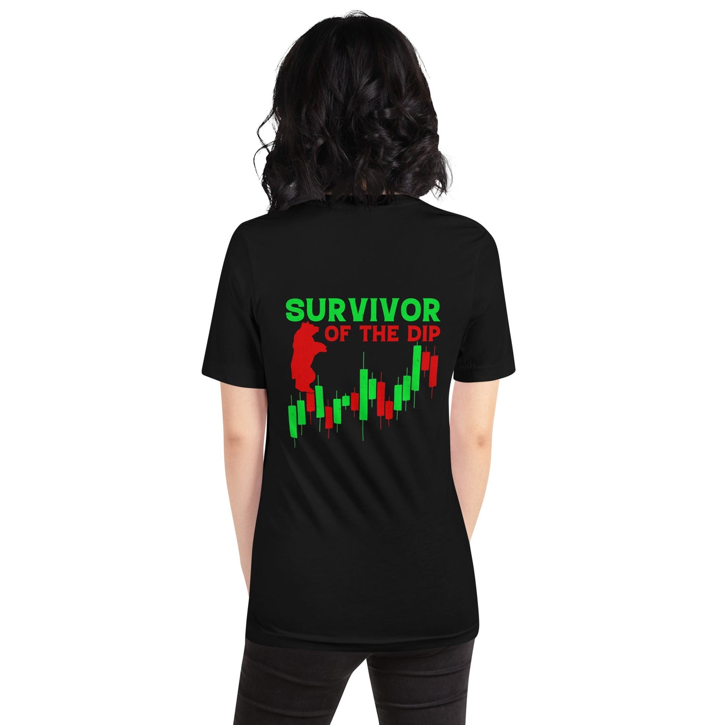 Survivor of the Dip V1 - Unisex t-shirt ( Back Print ) by DarkByteGear