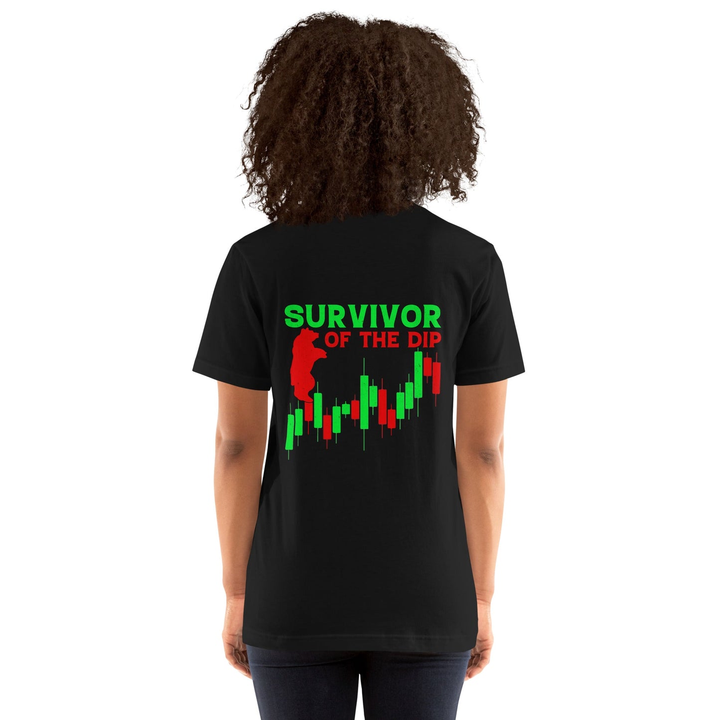Survivor of the Dip V1 - Unisex t-shirt ( Back Print ) by DarkByteGear