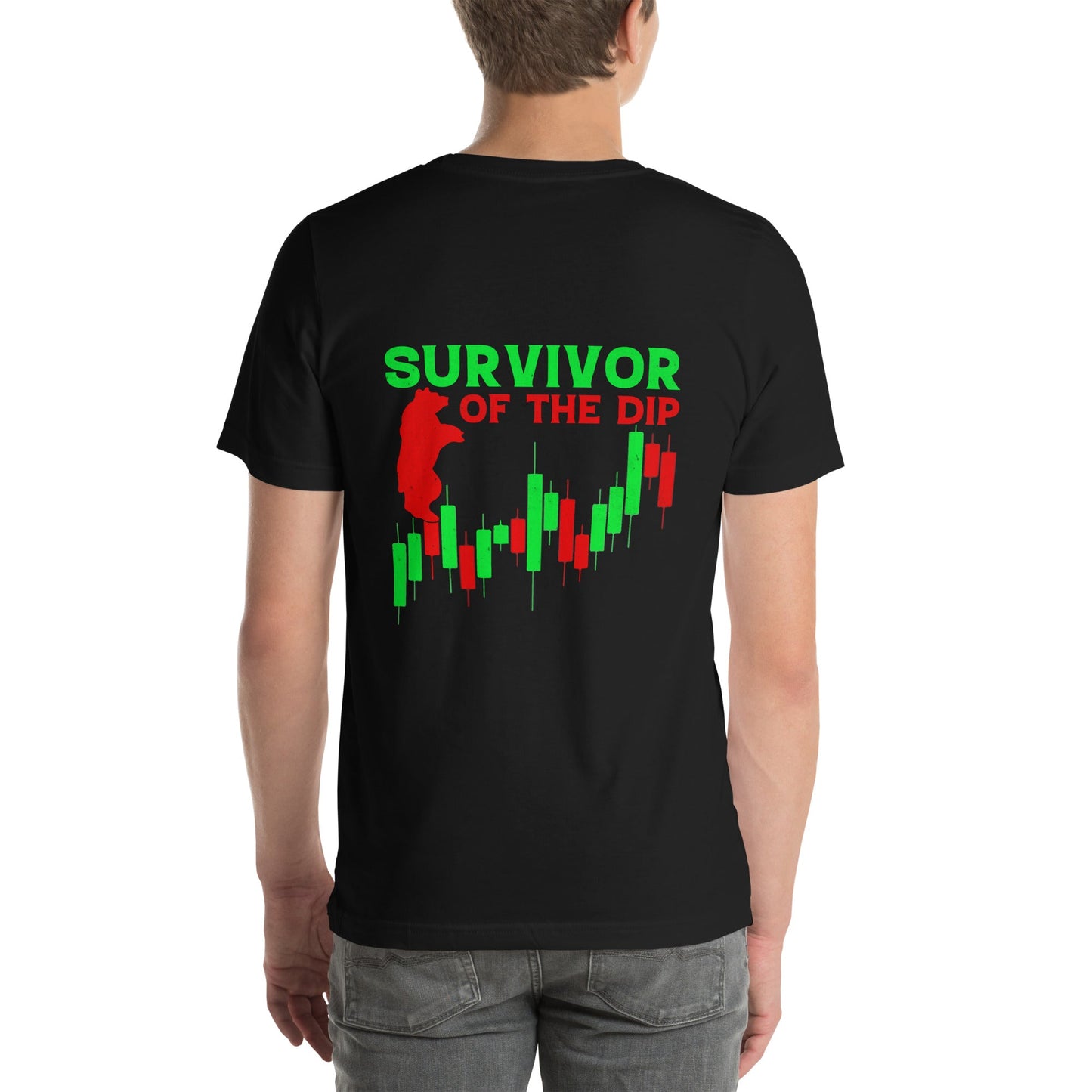 Survivor of the Dip V1 - Unisex t-shirt ( Back Print ) by DarkByteGear