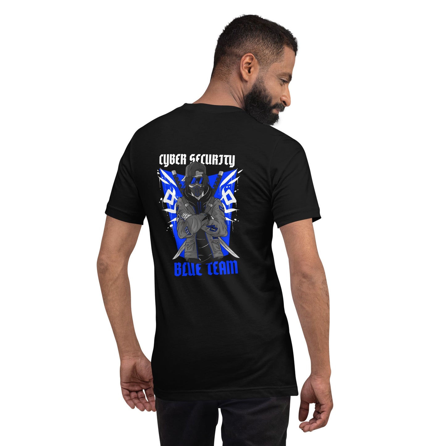 Cyber Security Blue Team V3 - Unisex t-shirt ( Back Print ) by DarkByteGear