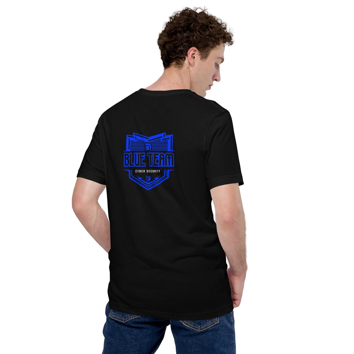 Cyber Security Blue Team 16 - Unisex t-shirt ( Back Print ) by DarkByteGear