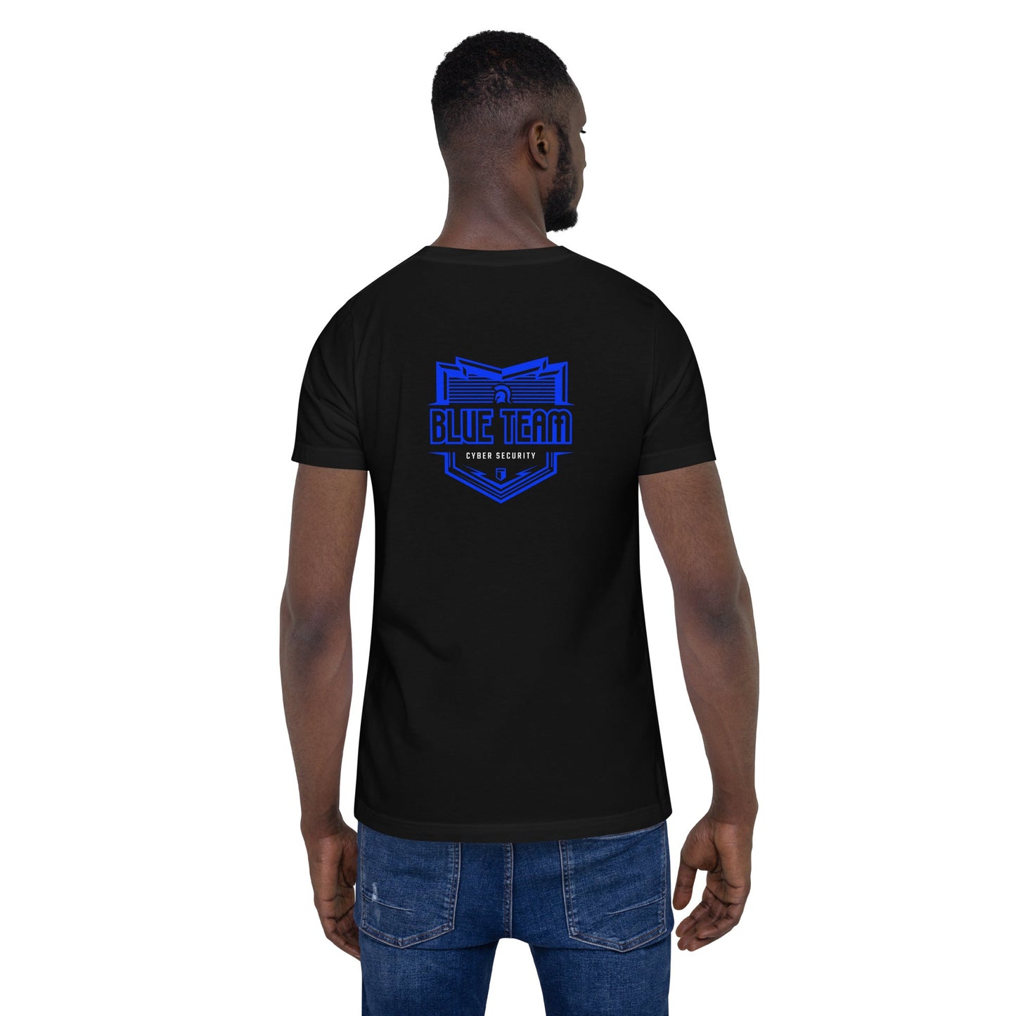 Cyber Security Blue Team 16 - Unisex t-shirt ( Back Print ) by DarkByteGear
