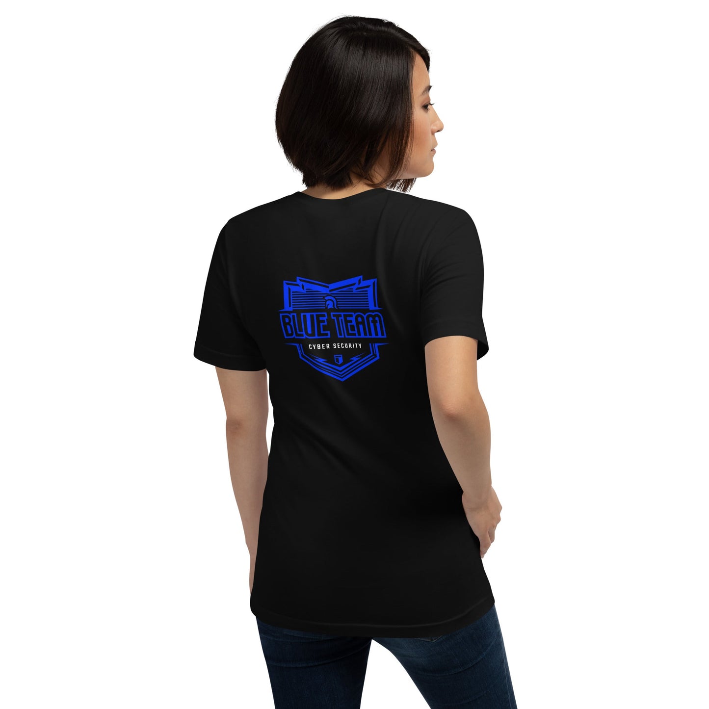Cyber Security Blue Team 16 - Unisex t-shirt ( Back Print ) by DarkByteGear